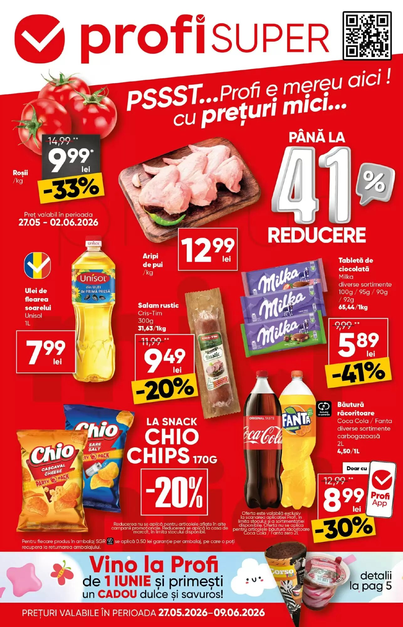 Catalogul cu oferte PROFI valabil de la 27.05.2026 - Pagina 1.