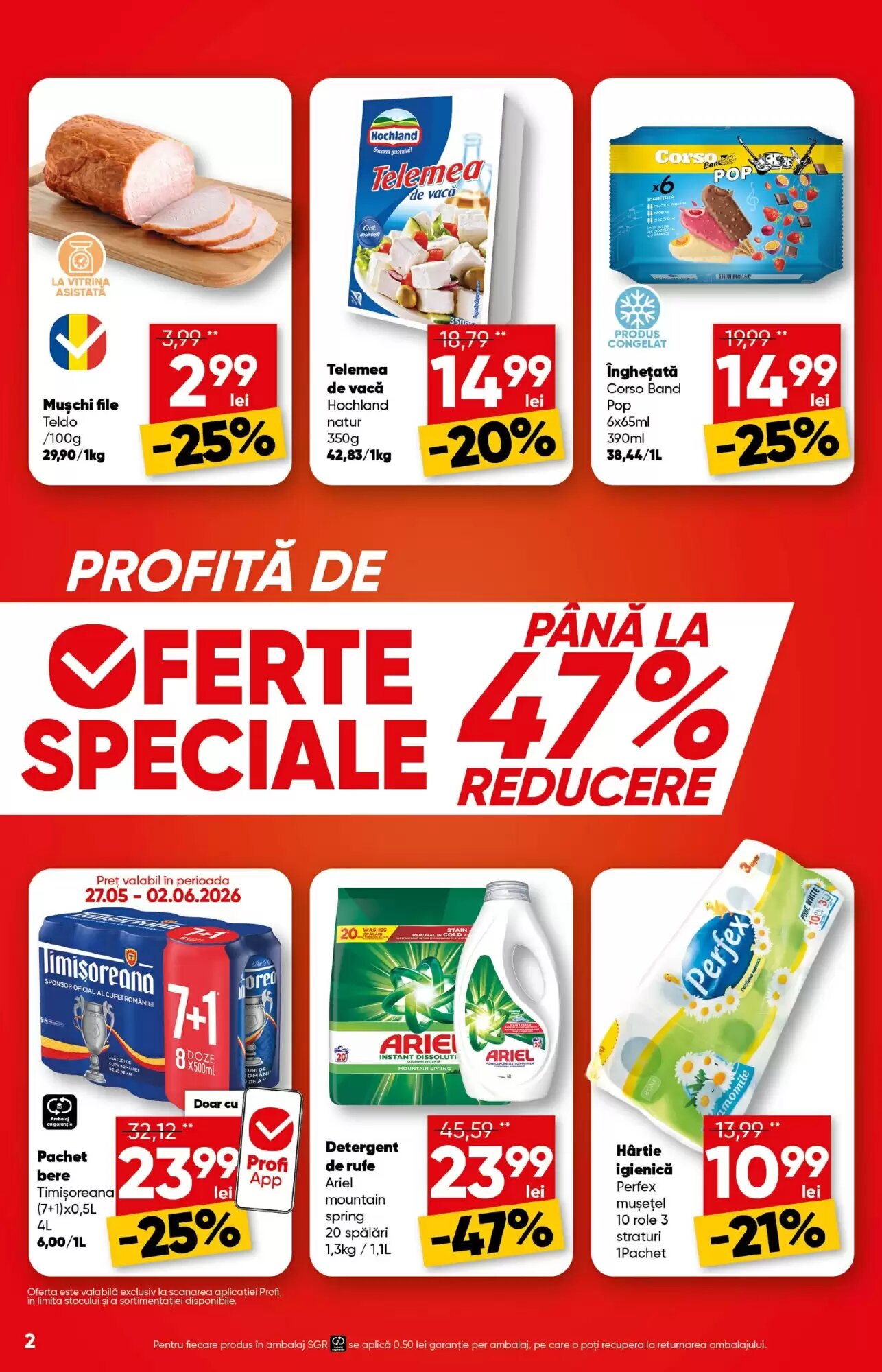Catalogul cu oferte PROFI valabil de la 27.05.2026 - Pagina 2.