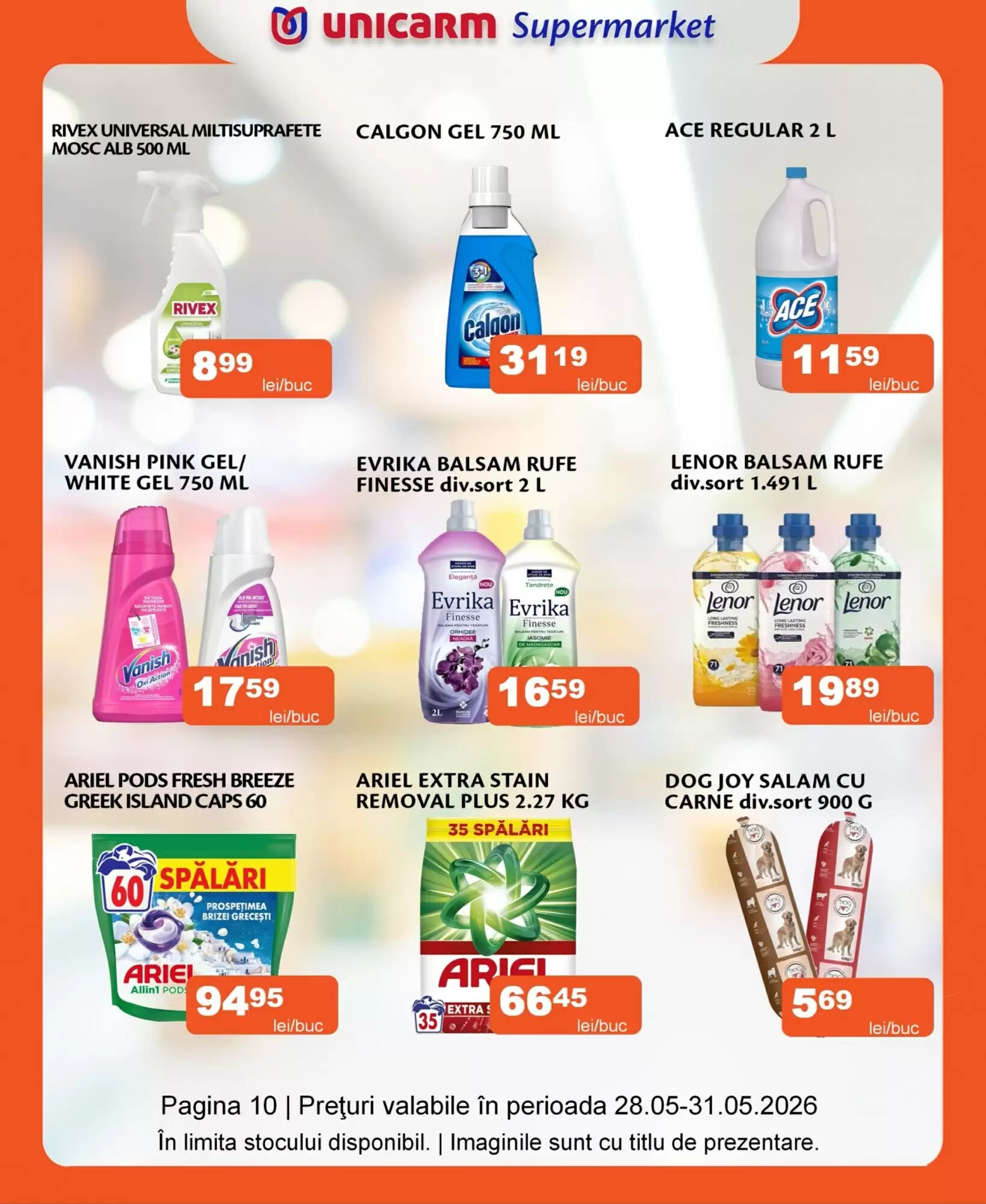 Catalogul cu oferte Unicarm valabil de la 28.05.2026 - Pagina 10.