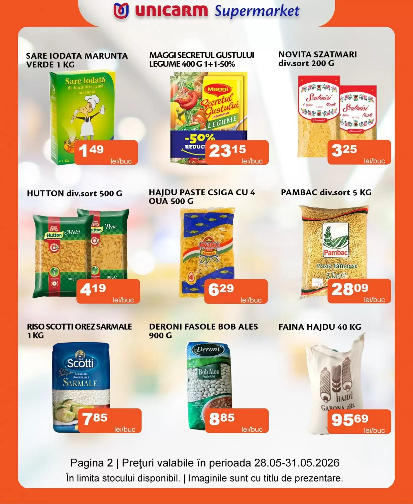 Catalogul cu oferte Unicarm valabil de la 28.05.2026 - Pagina 2.