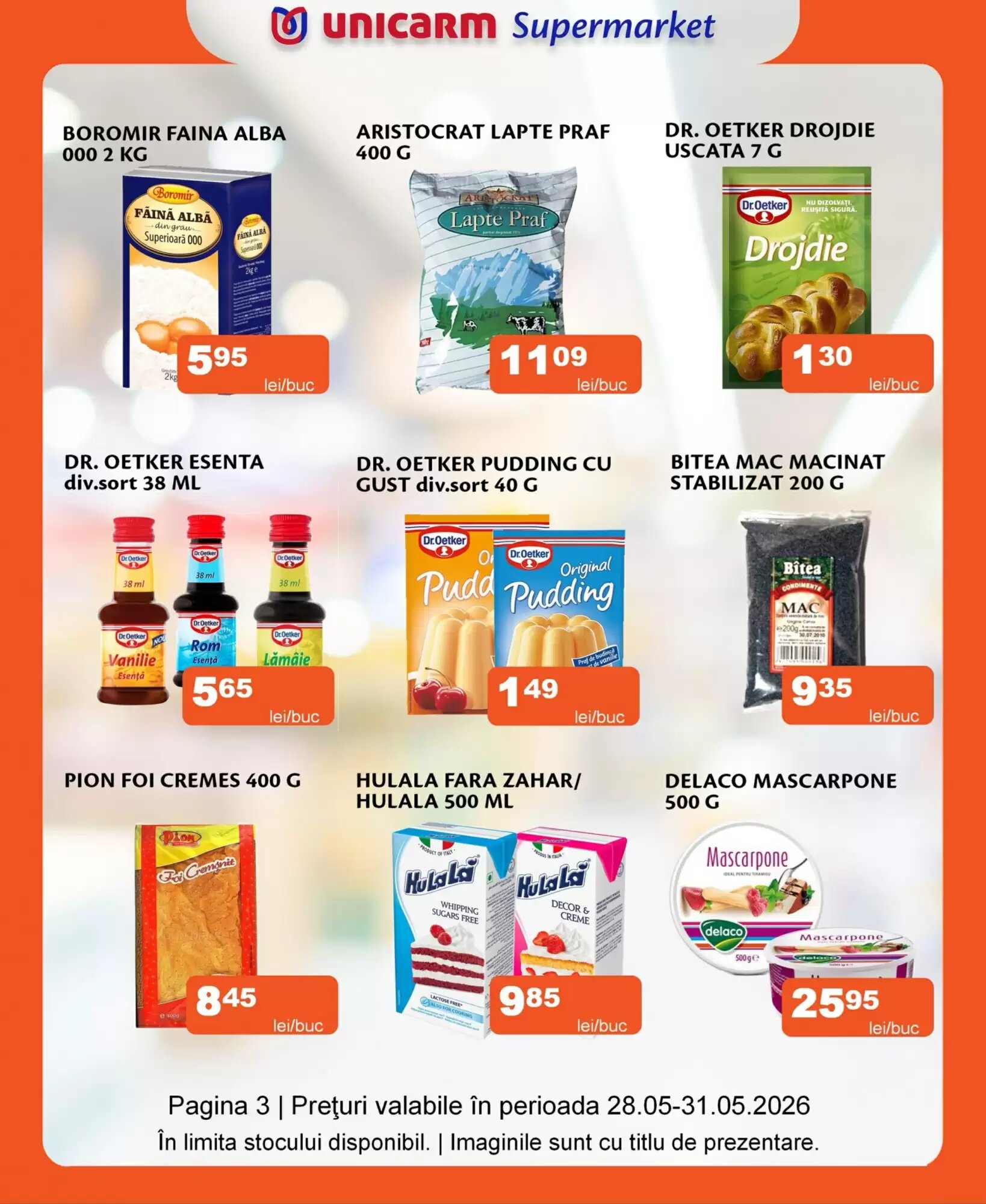 Catalogul cu oferte Unicarm valabil de la 28.05.2026 - Pagina 3.