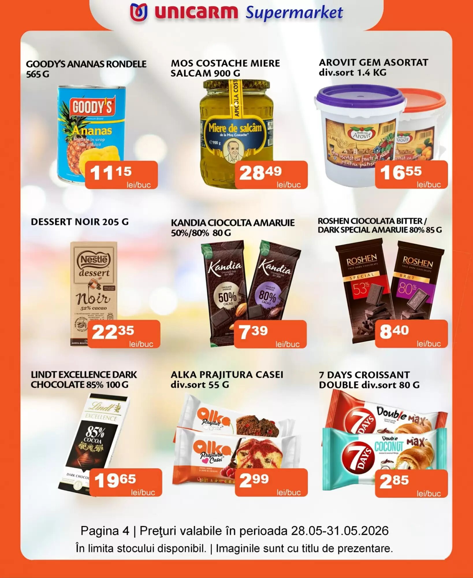 Catalogul cu oferte Unicarm valabil de la 28.05.2026 - Pagina 4.