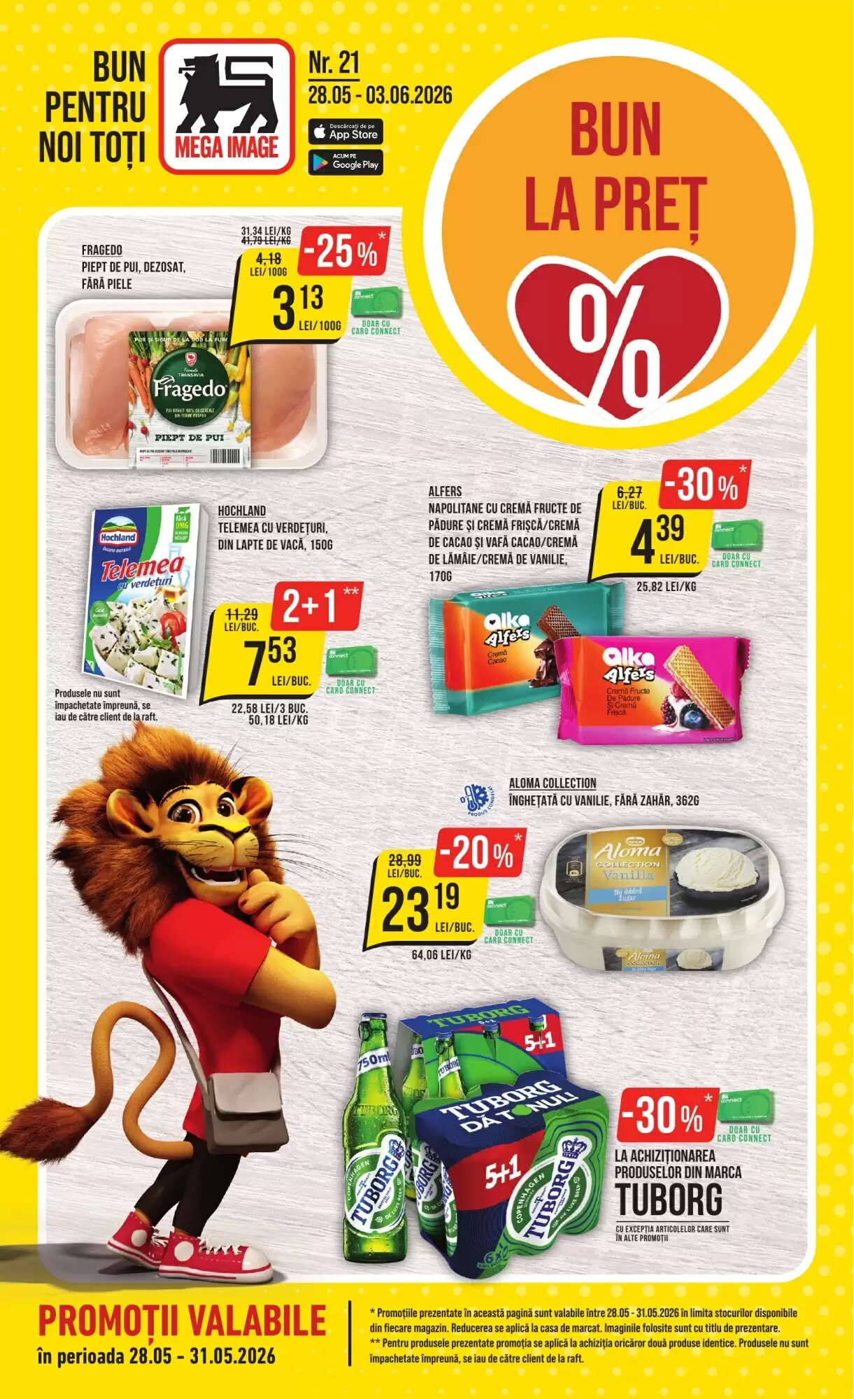 Catalogul cu oferte Mega Image valabil de la 28.05.2026 - Pagina 1.