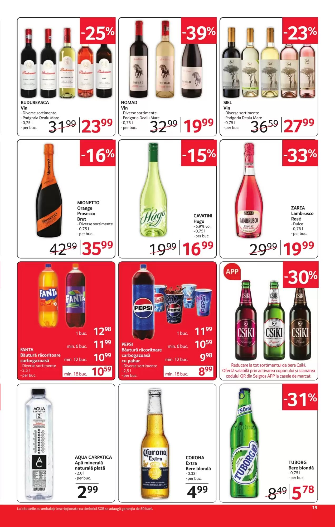 Catalogul cu oferte Selgros valabil de la 29.05.2026 - Pagina 19.