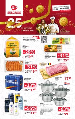 Catalogul cu oferte Selgros valabil de la 29.05.2026