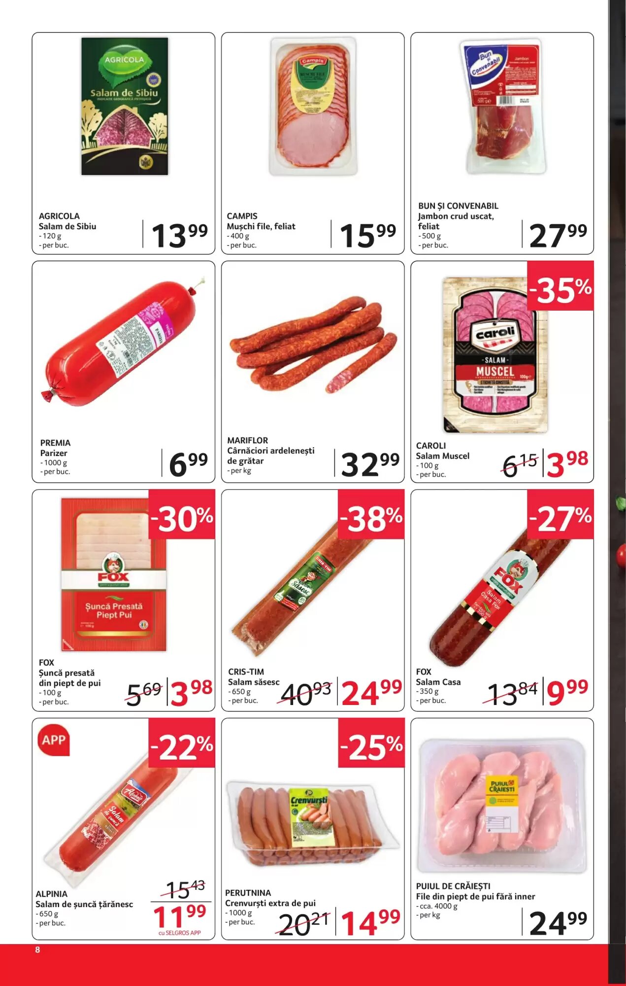 Catalogul cu oferte Selgros valabil de la 29.05.2026 - Pagina 8.
