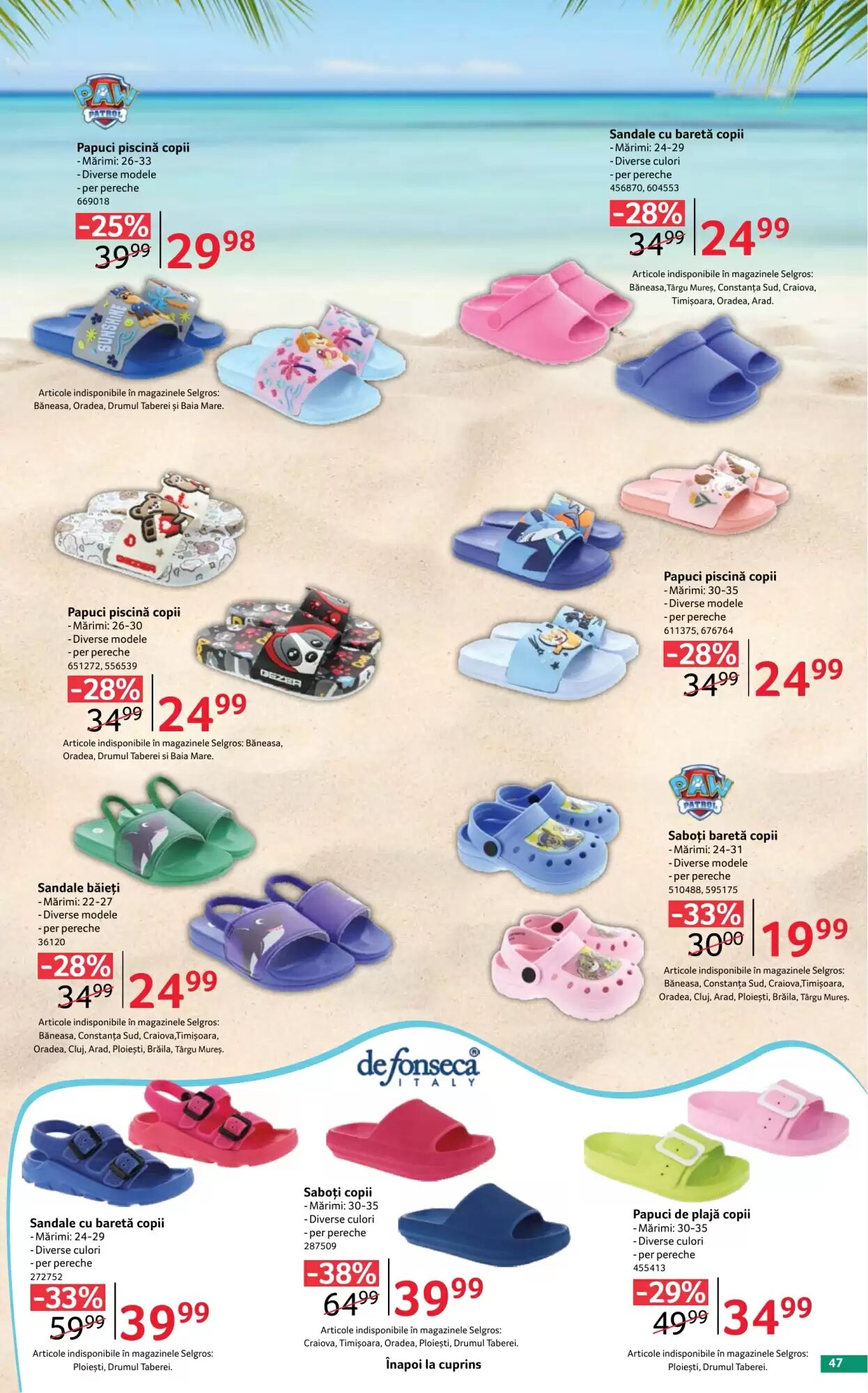 Catalogul cu oferte Selgros valabil de la 29.05.2026 - Pagina 47.
