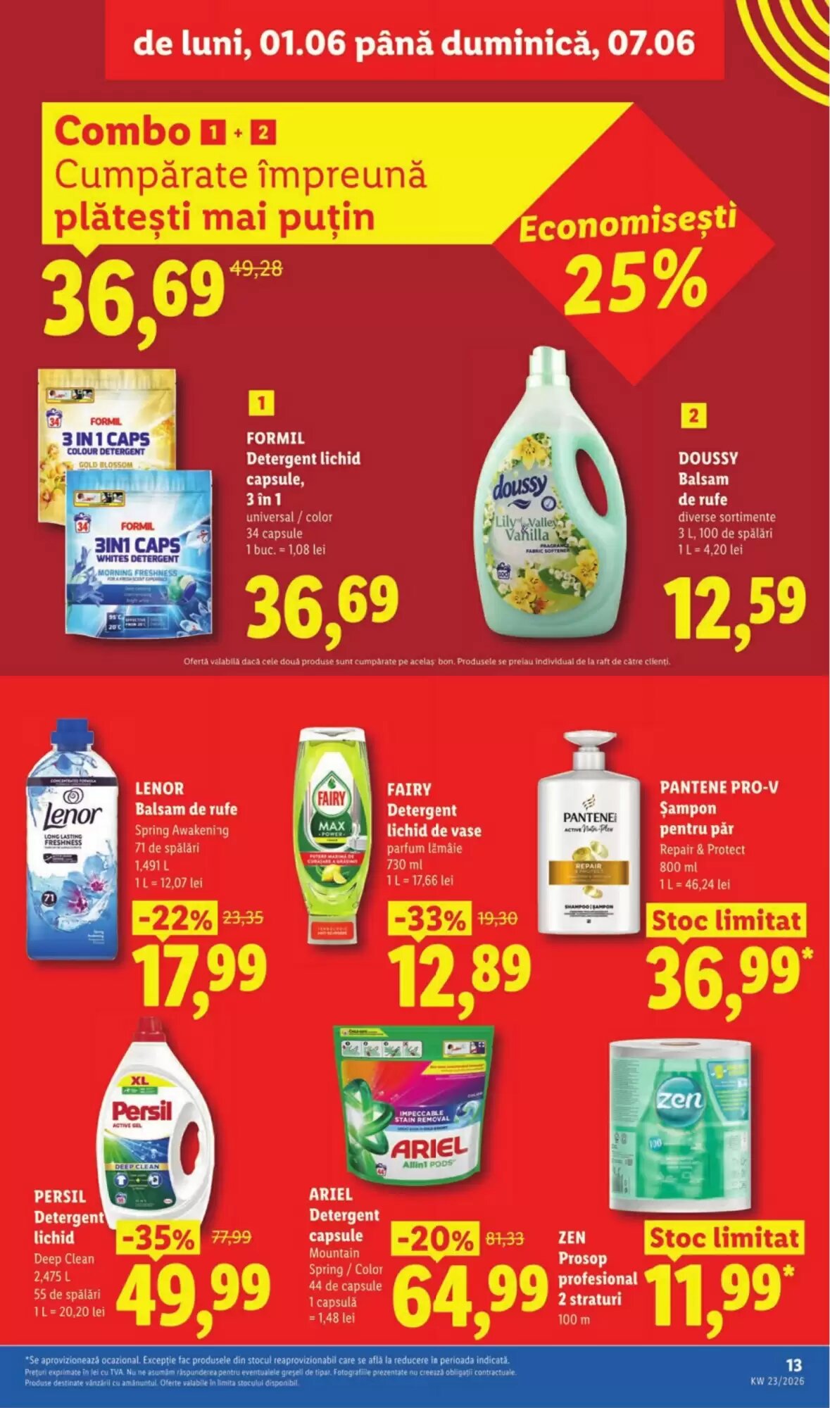 Catalogul cu oferte Lidl valabil de la 01.06.2026 - Pagina 13.