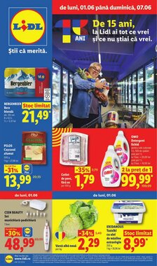 Catalogul cu oferte Lidl valabil de la 01.06.2026