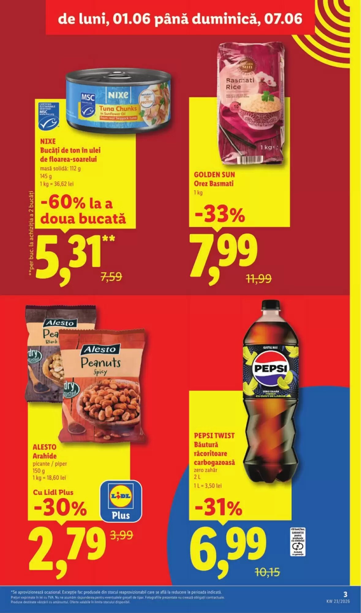 Catalogul cu oferte Lidl valabil de la 01.06.2026 - Pagina 3.