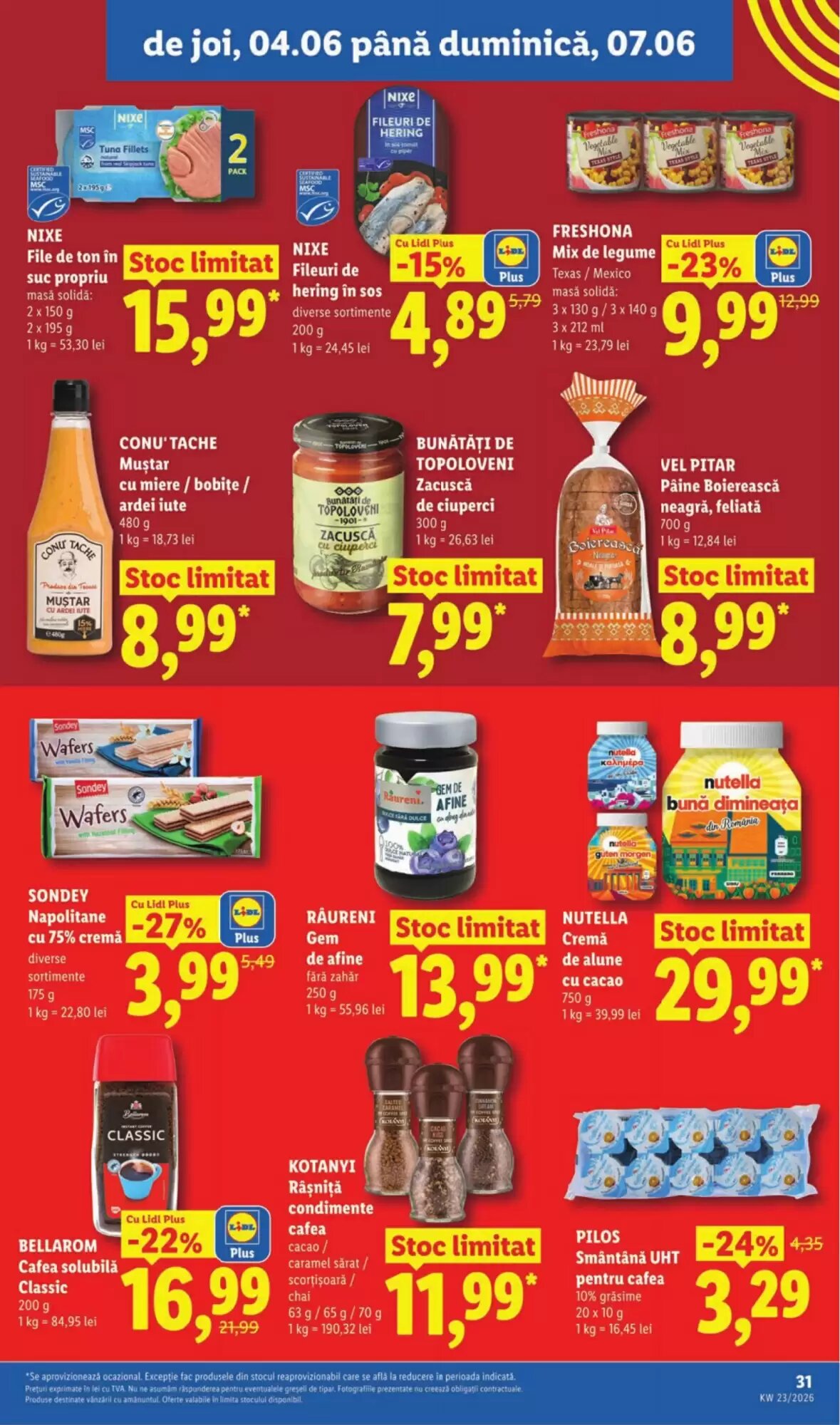 Catalogul cu oferte Lidl valabil de la 01.06.2026 - Pagina 31.