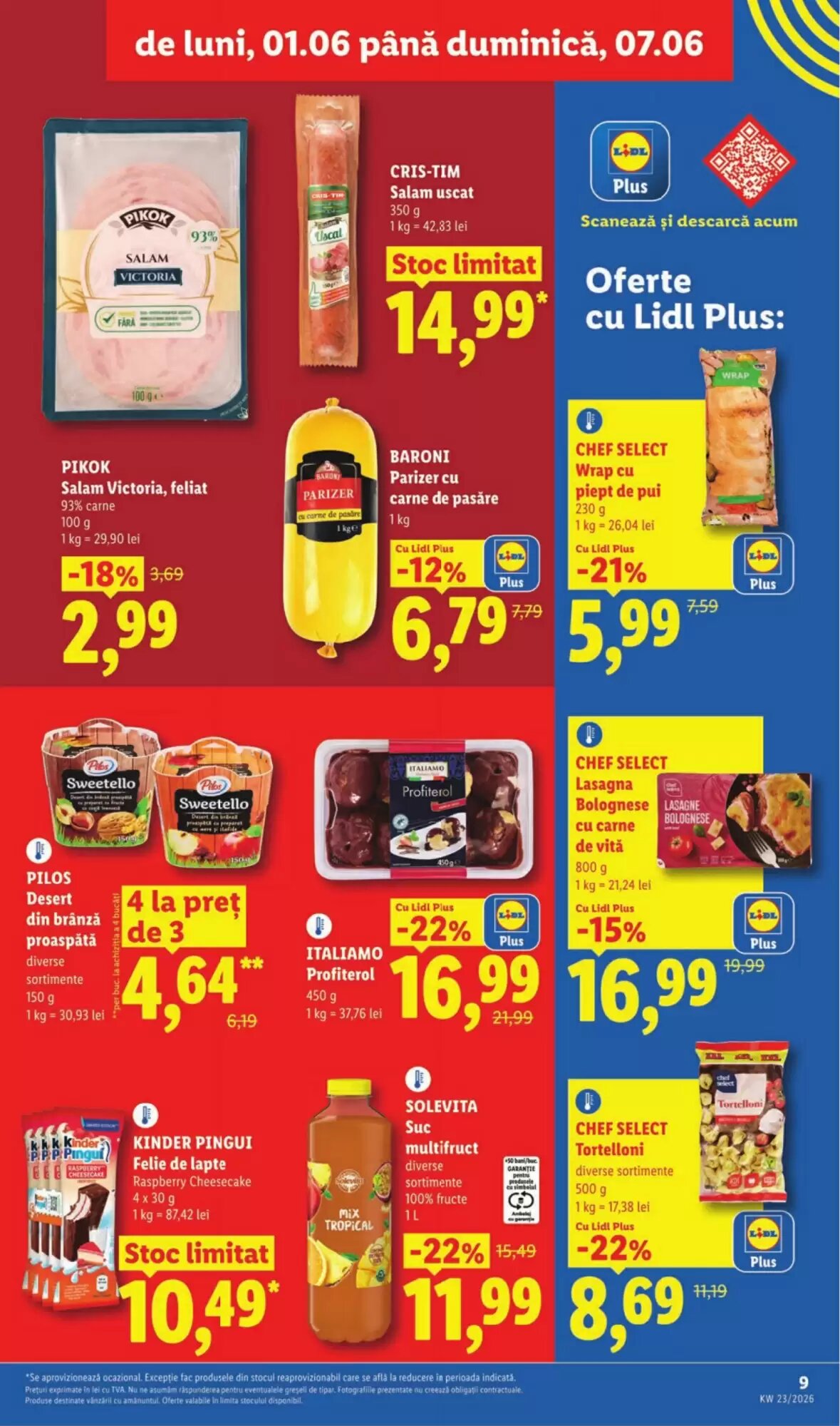 Catalogul cu oferte Lidl valabil de la 01.06.2026 - Pagina 9.