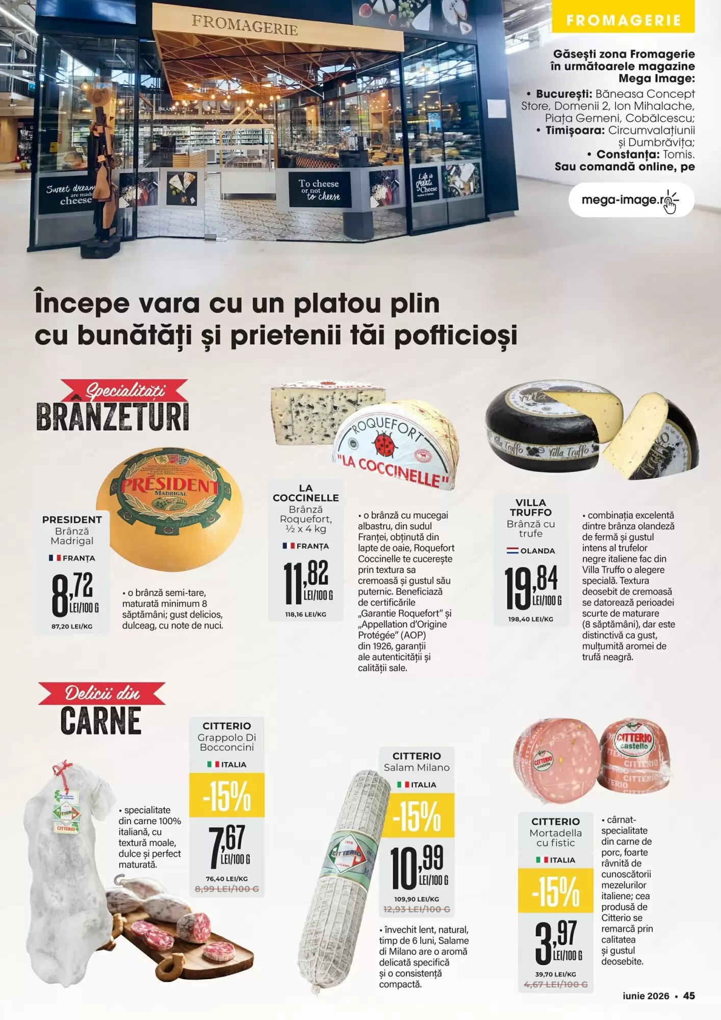 Catalogul cu oferte Mega Image valabil de la 01.06.2026 - Pagina 45.