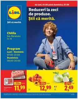 Catalogul cu oferte Lidl valabil de la 01.06.2026