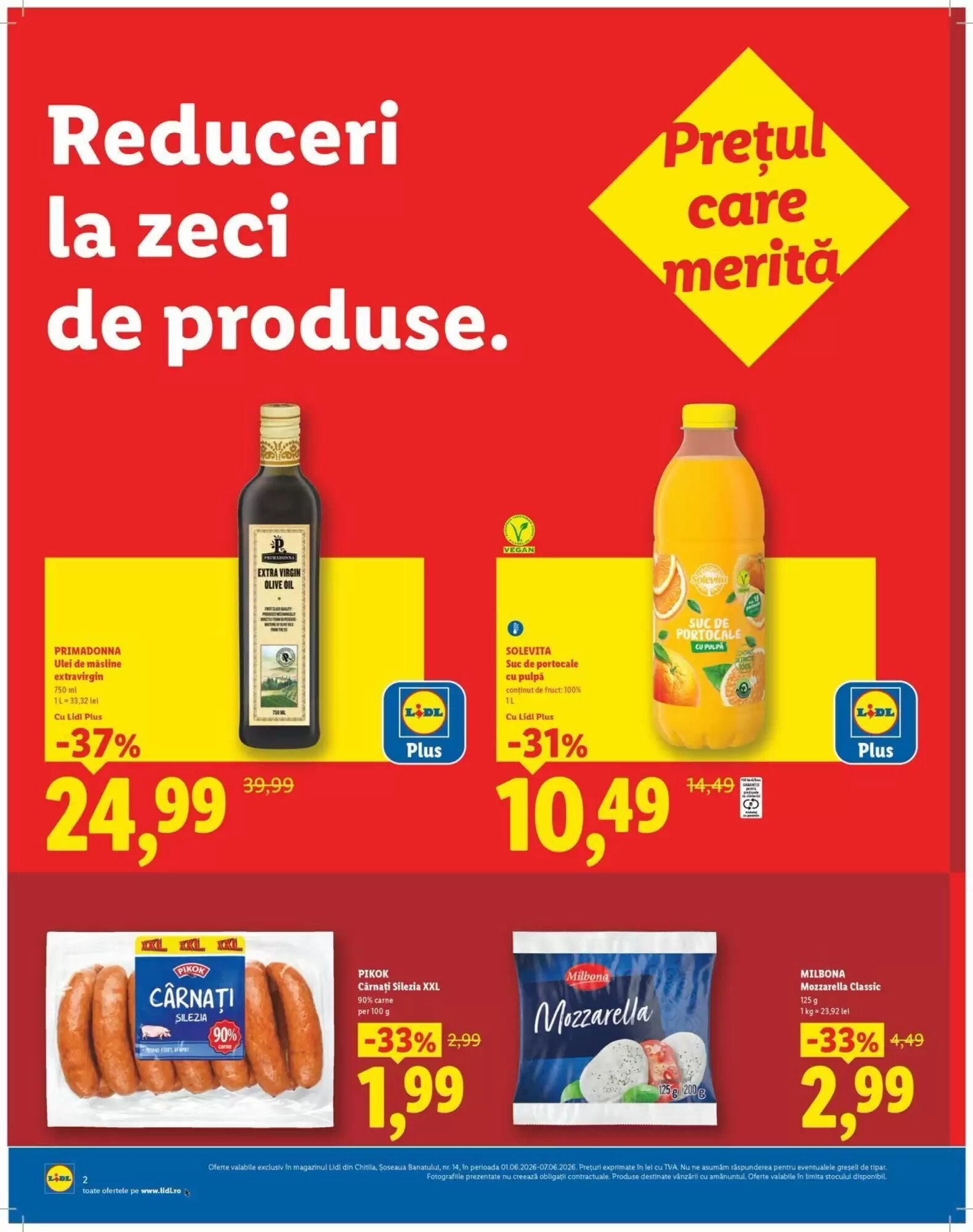 Catalogul cu oferte Lidl valabil de la 01.06.2026 - Pagina 2.