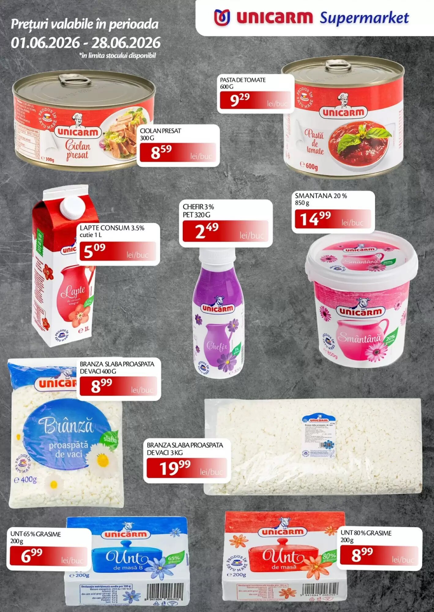 Catalogul cu oferte Unicarm valabil de la 01.06.2026 - Pagina 3.