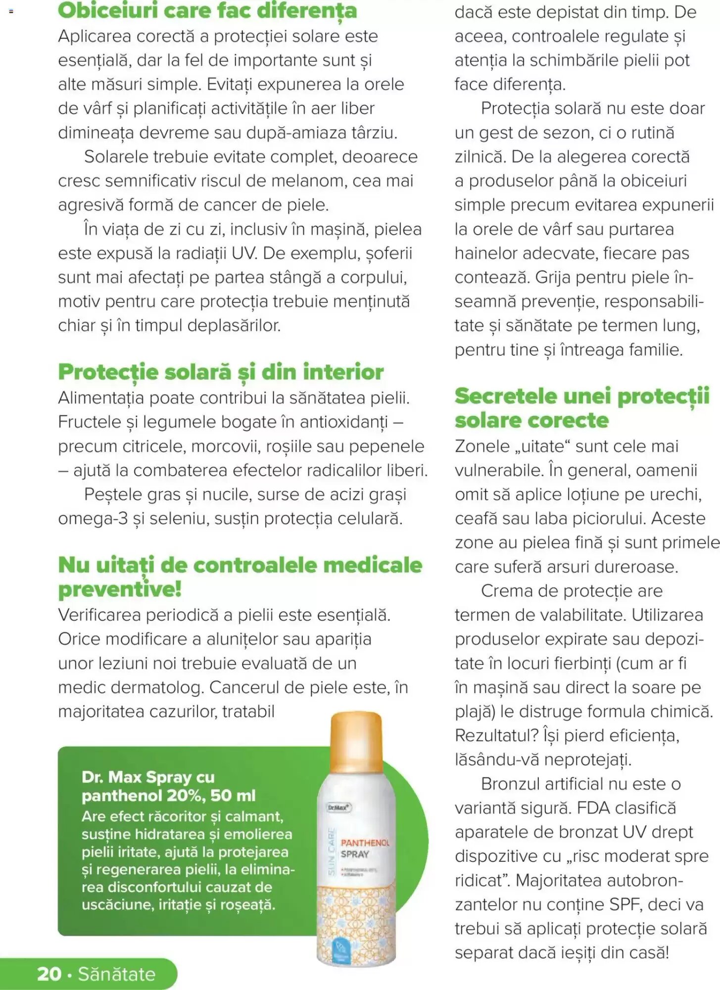 Catalogul cu oferte Dr.Max valabil de la 01.06.2026 - Pagina 20.