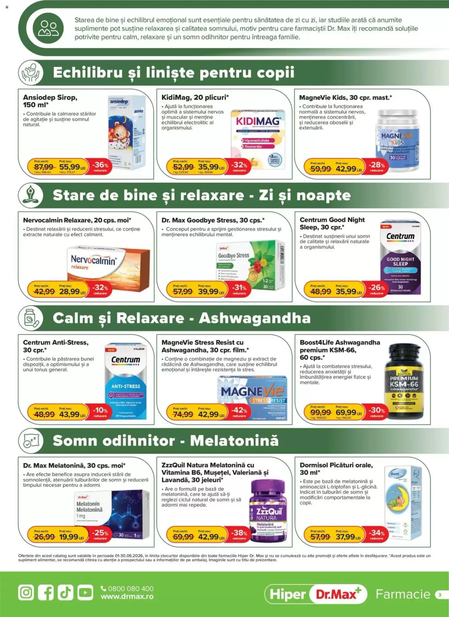 Catalogul cu oferte Dr.Max valabil de la 01.06.2026 - Pagina 3.