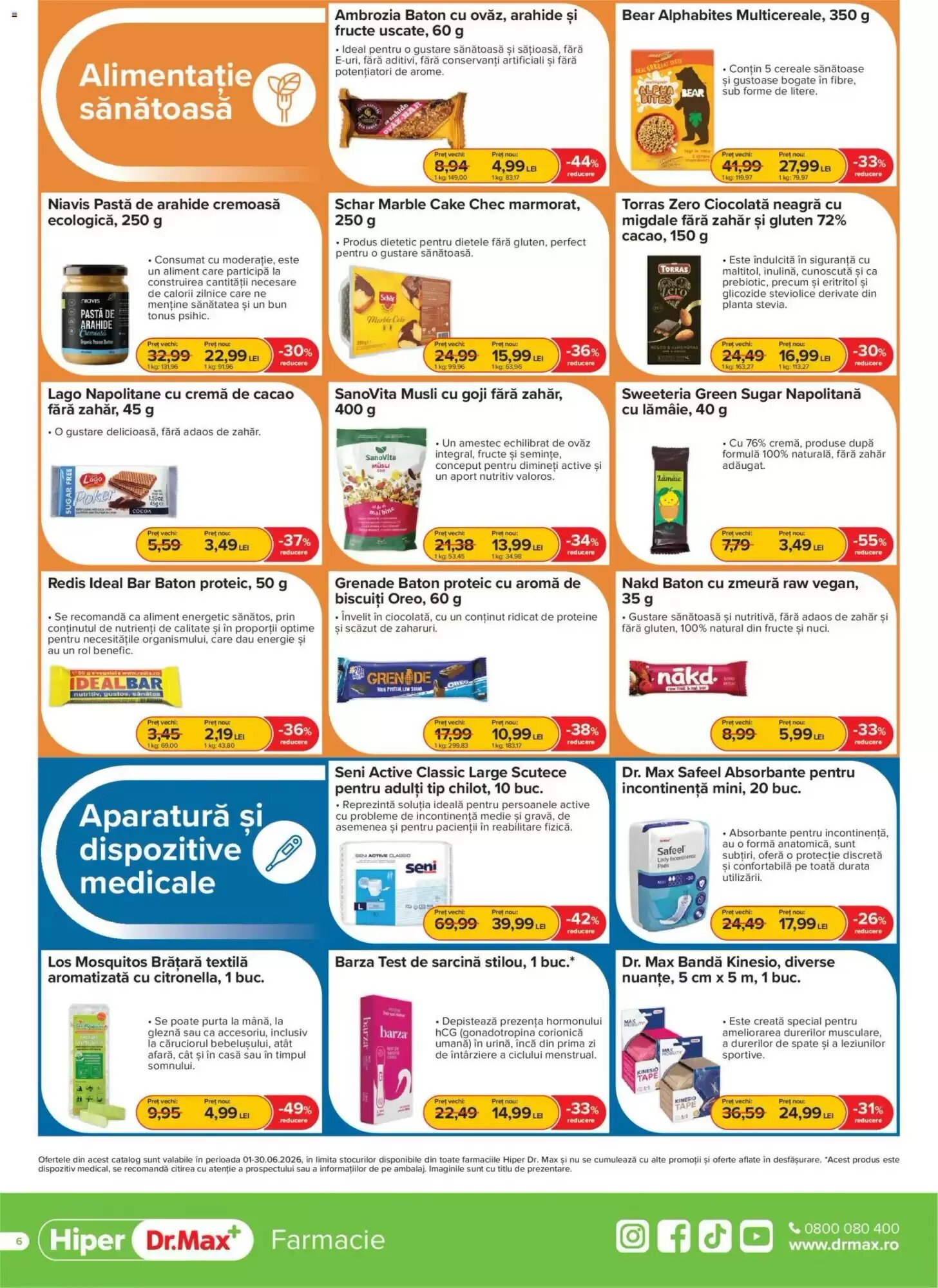 Catalogul cu oferte Dr.Max valabil de la 01.06.2026 - Pagina 6.