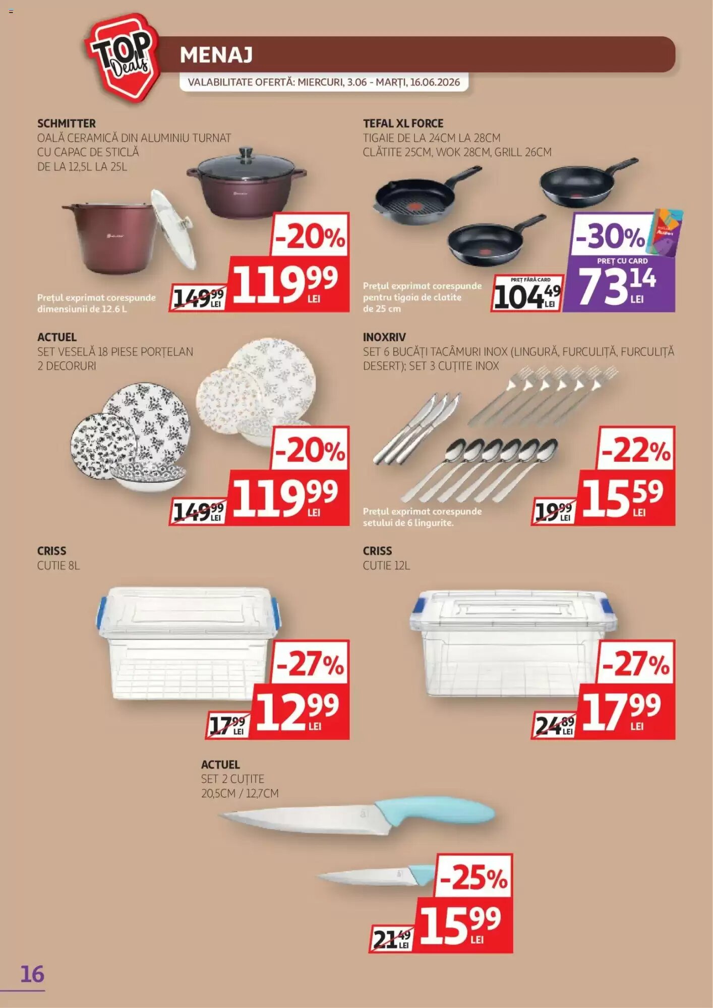 Catalogul cu oferte Auchan valabil de la 02.06.2026 - Pagina 16.