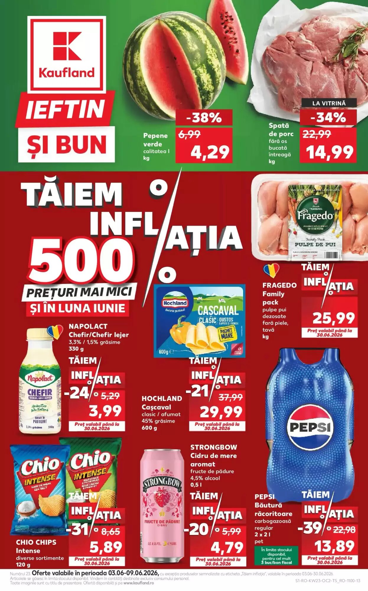 Catalogul cu oferte Kaufland valabil de la 03.06.2026 - Pagina 1.