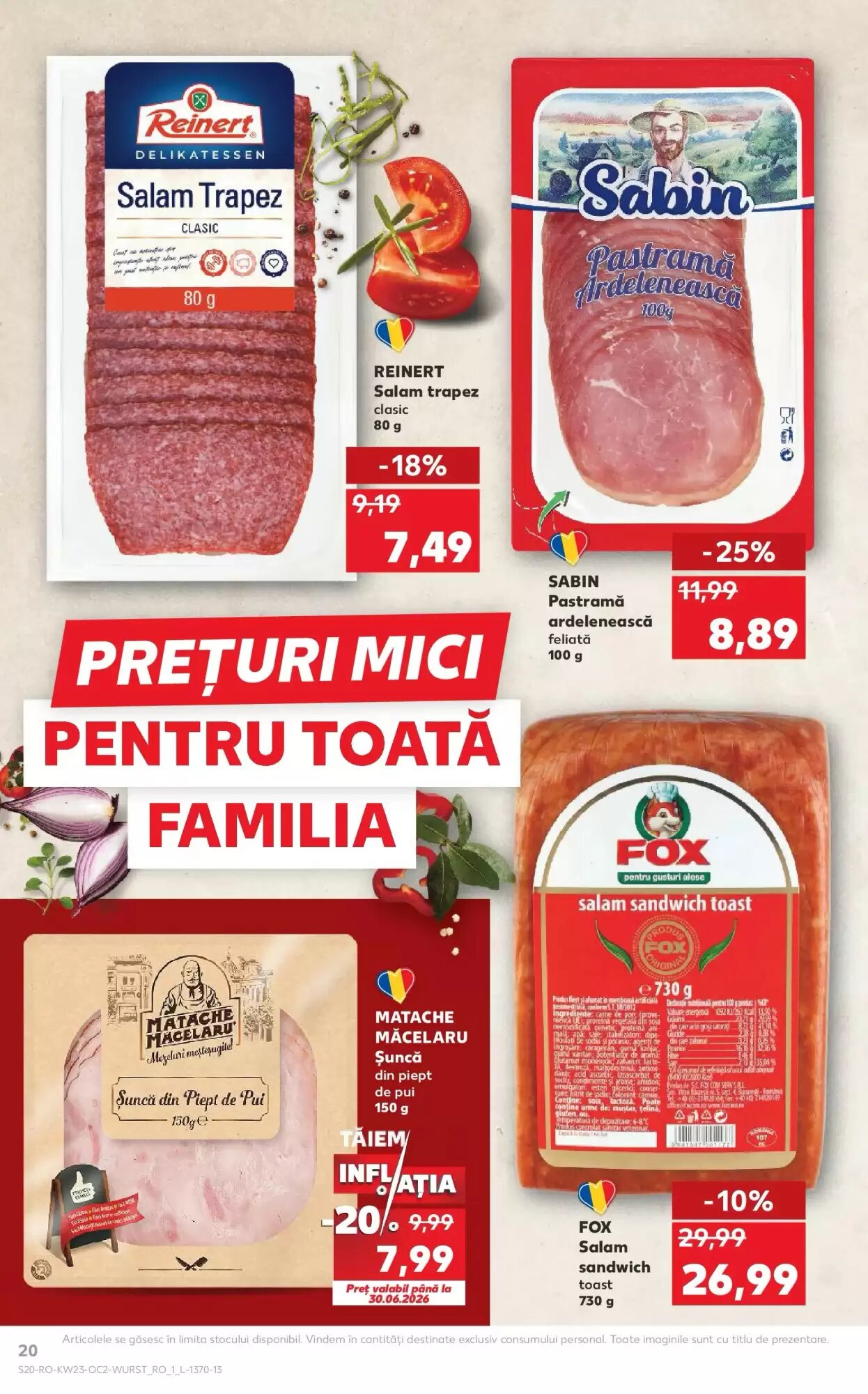 Catalogul cu oferte Kaufland valabil de la 03.06.2026 - Pagina 20.