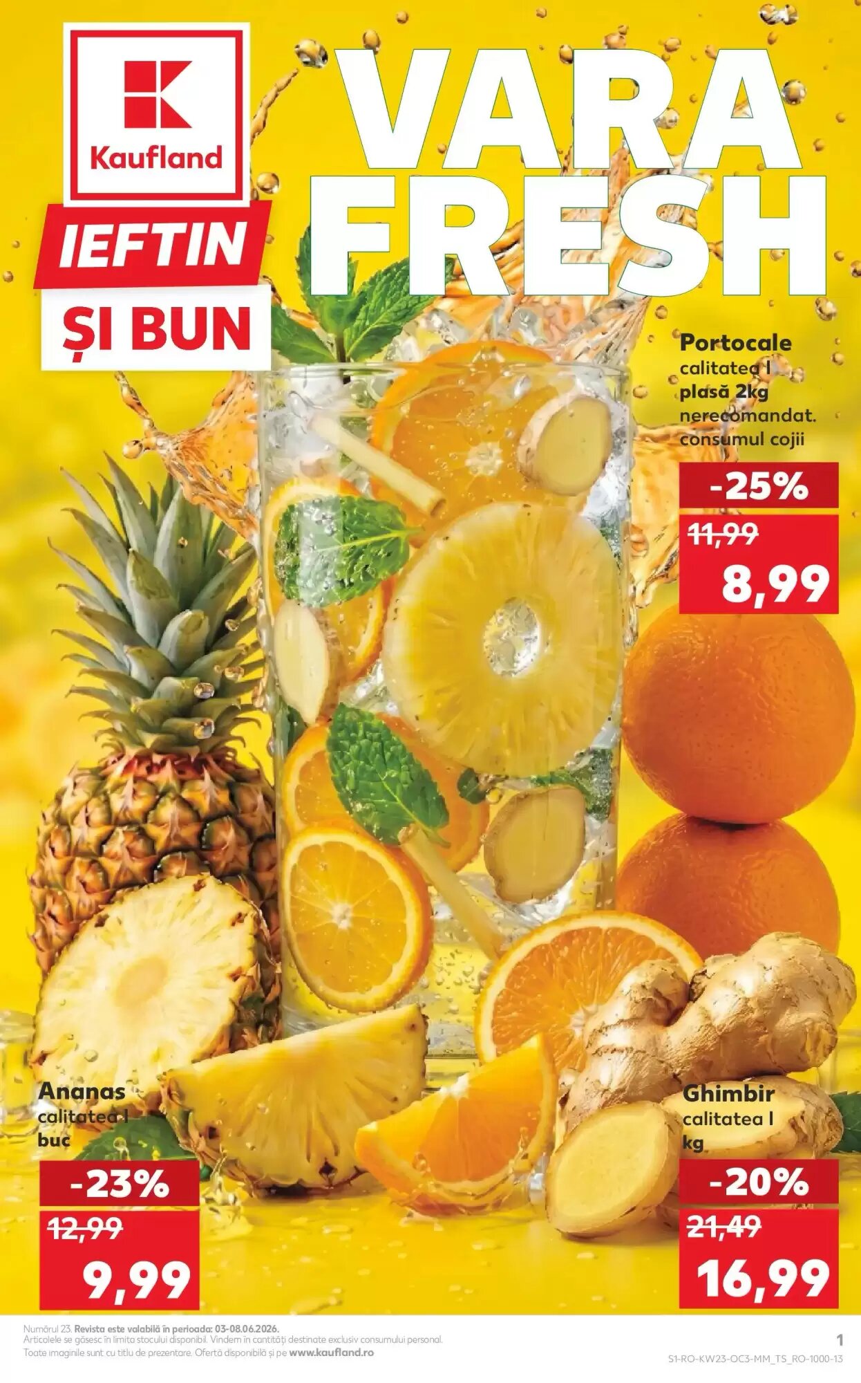 Catalogul cu oferte Kaufland valabil de la 03.06.2026 - Pagina 1.