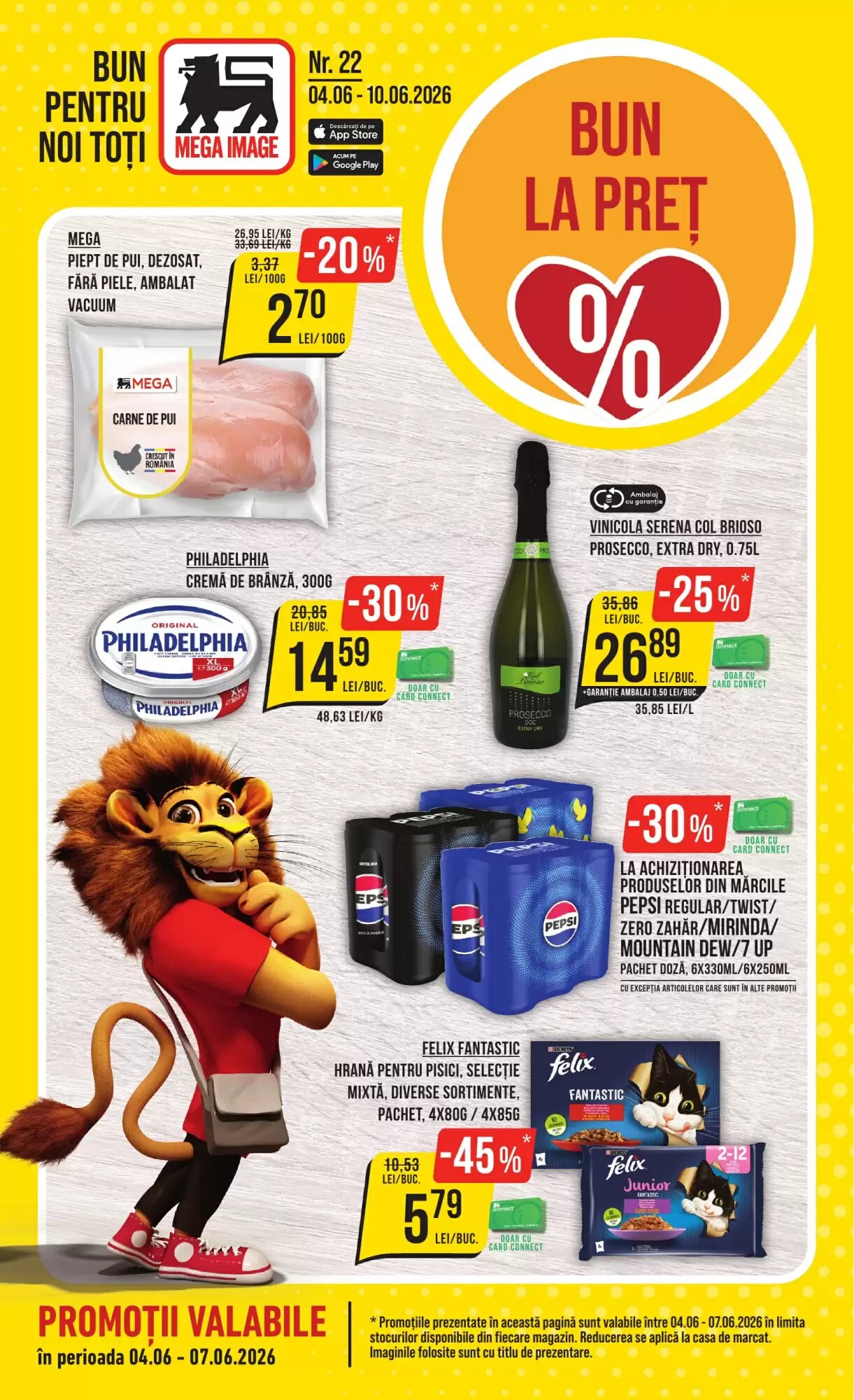 Catalogul cu oferte Mega Image valabil de la 04.06.2026 - Pagina 1.