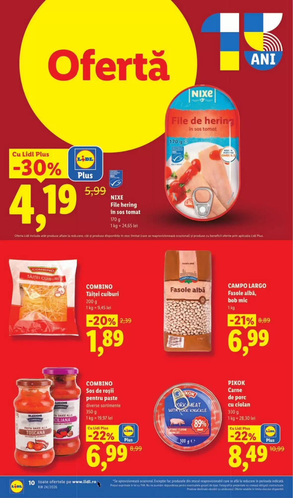 Catalogul cu oferte Lidl valabil de la 08.06.2026 - Pagina 10.