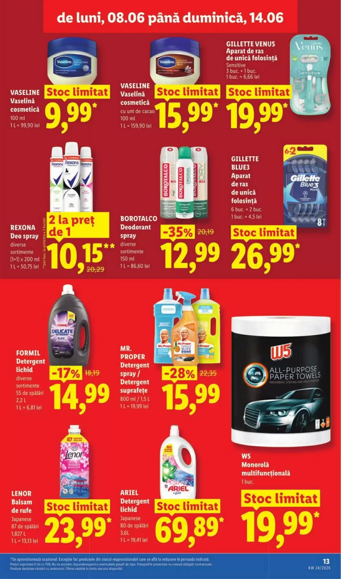 Catalogul cu oferte Lidl valabil de la 08.06.2026 - Pagina 13.