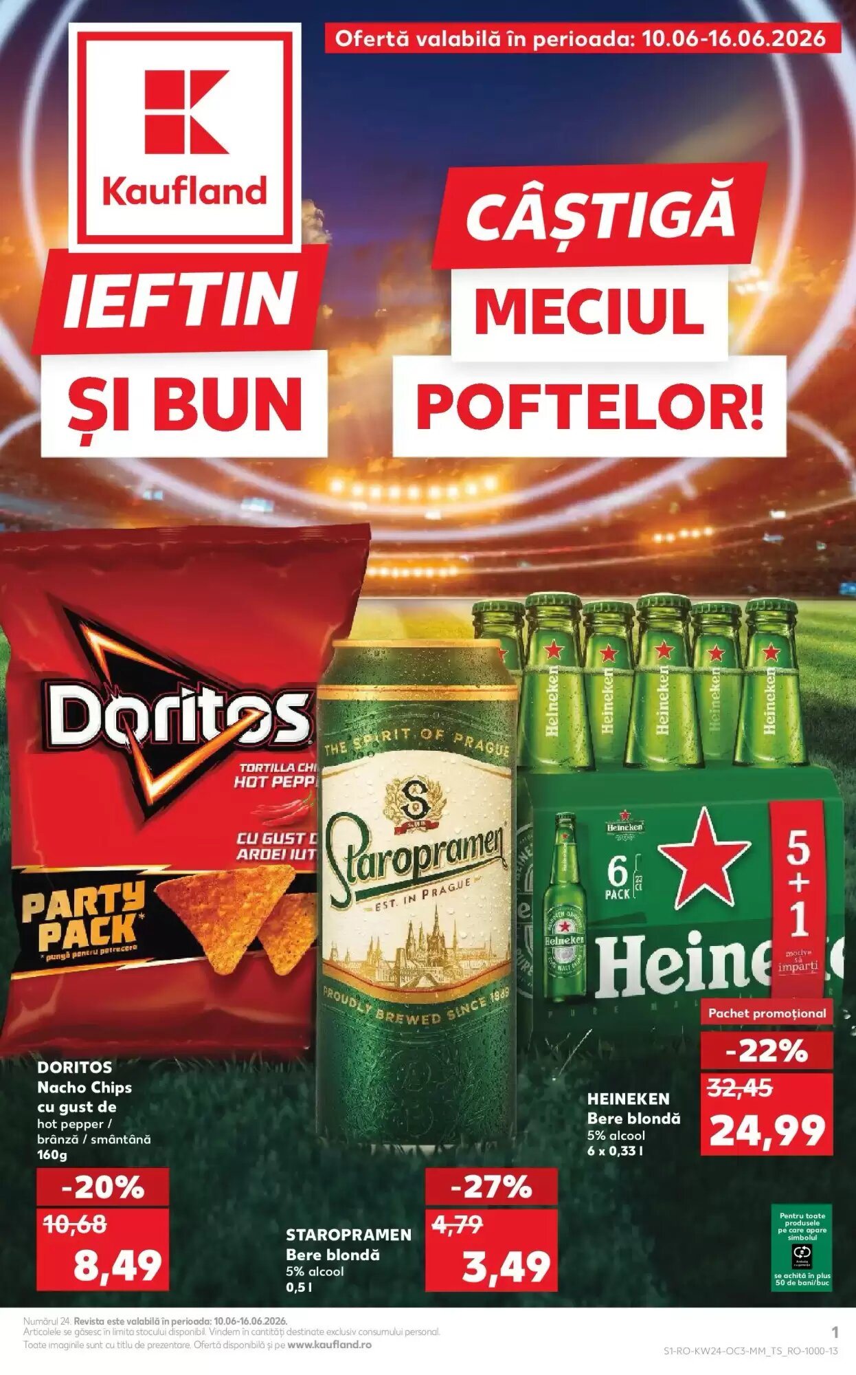 Catalogul cu oferte Kaufland valabil de la 10.06.2026 - Pagina 1.
