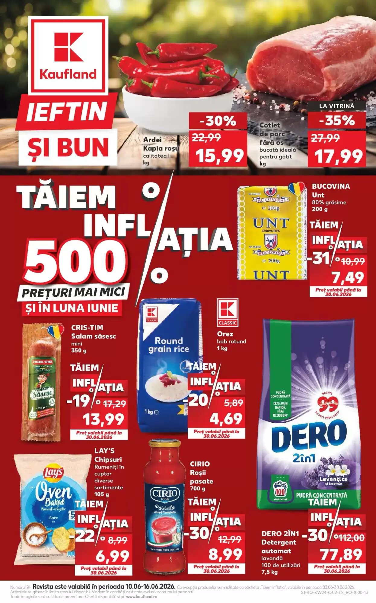 Catalogul cu oferte Kaufland valabil de la 10.06.2026 - Pagina 1.