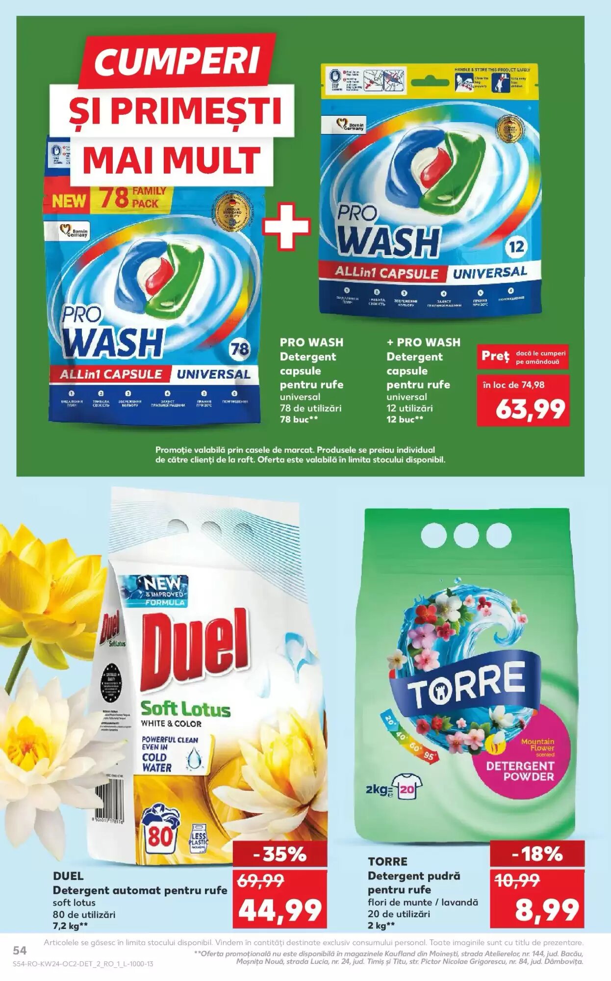 Catalogul cu oferte Kaufland valabil de la 10.06.2026 - Pagina 54.