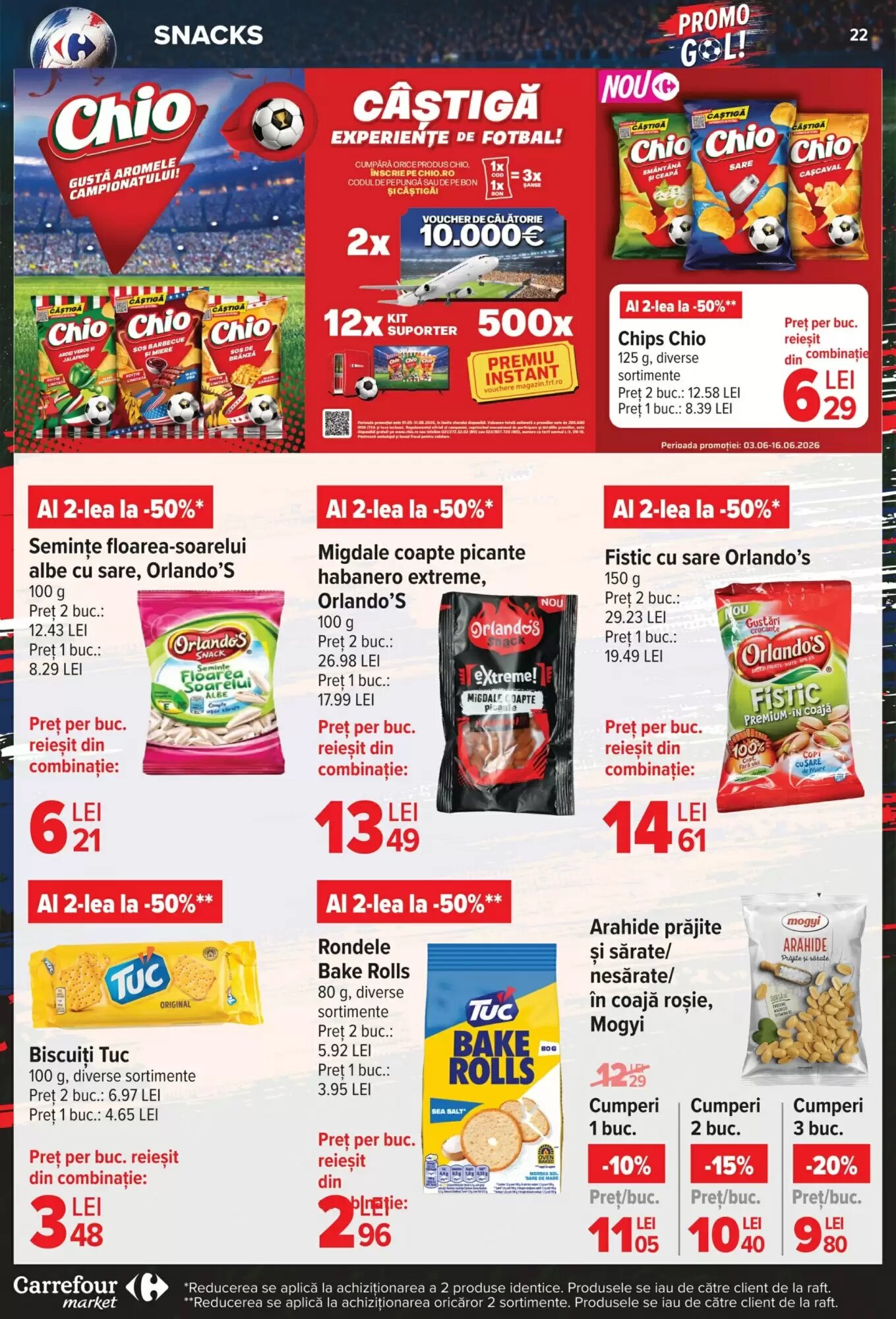 Catalogul cu oferte Carrefour Market valabil de la 10.06.2026 - Pagina 22.