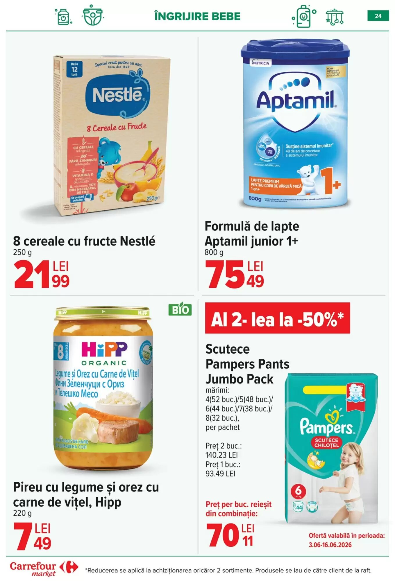 Catalogul cu oferte Carrefour Market valabil de la 10.06.2026 - Pagina 24.