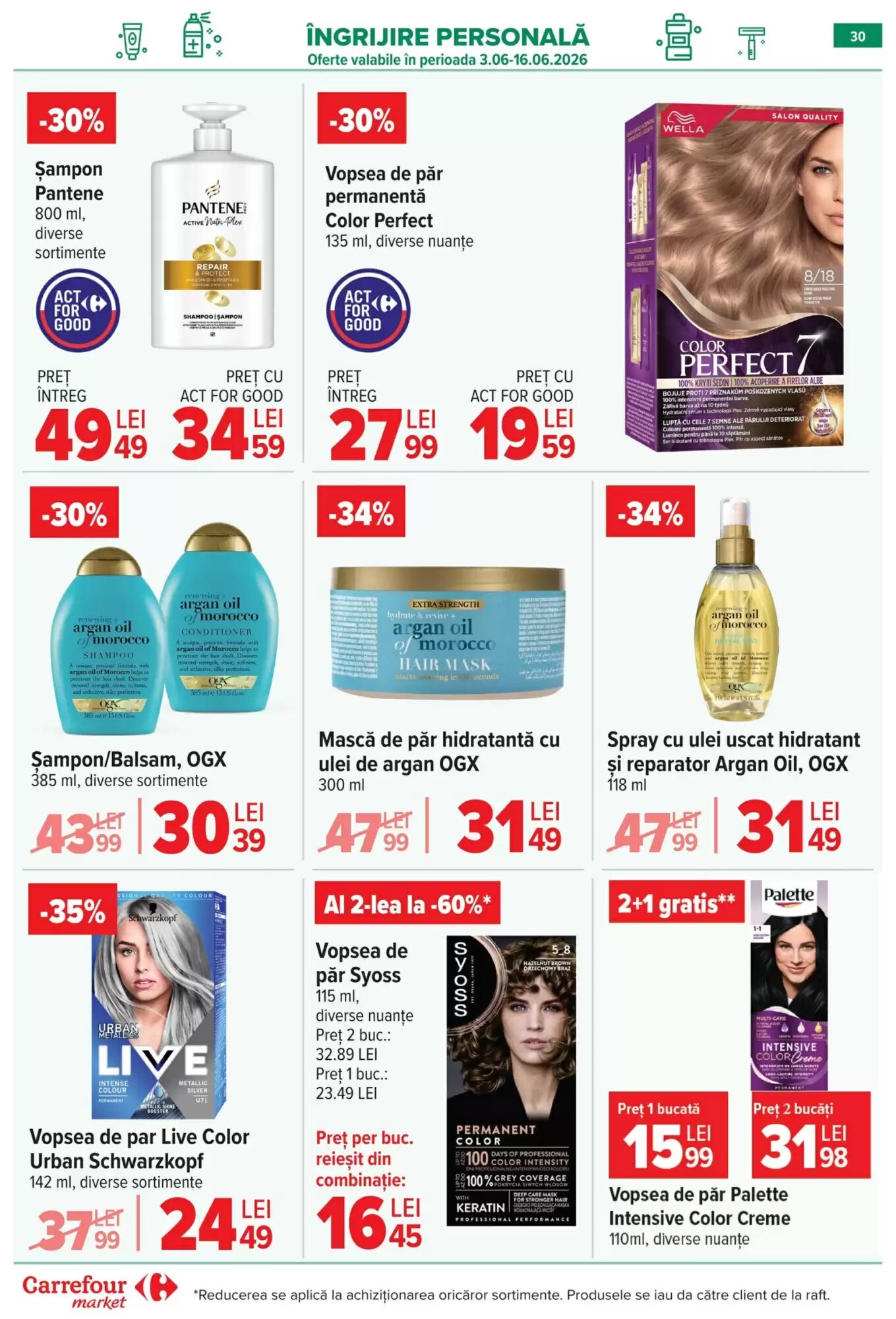 Catalogul cu oferte Carrefour Market valabil de la 10.06.2026 - Pagina 30.