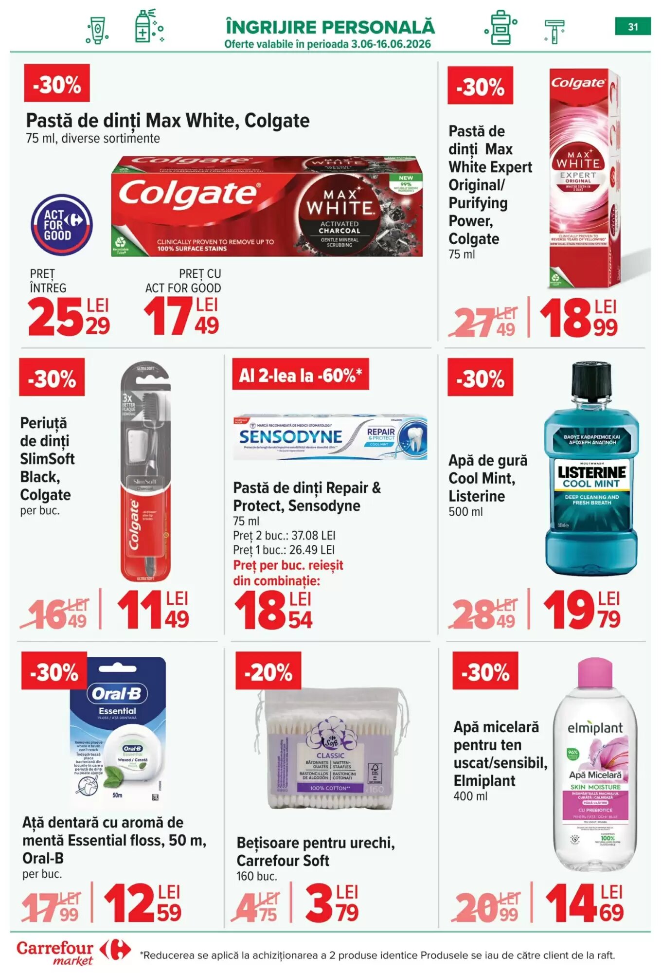 Catalogul cu oferte Carrefour Market valabil de la 10.06.2026 - Pagina 31.