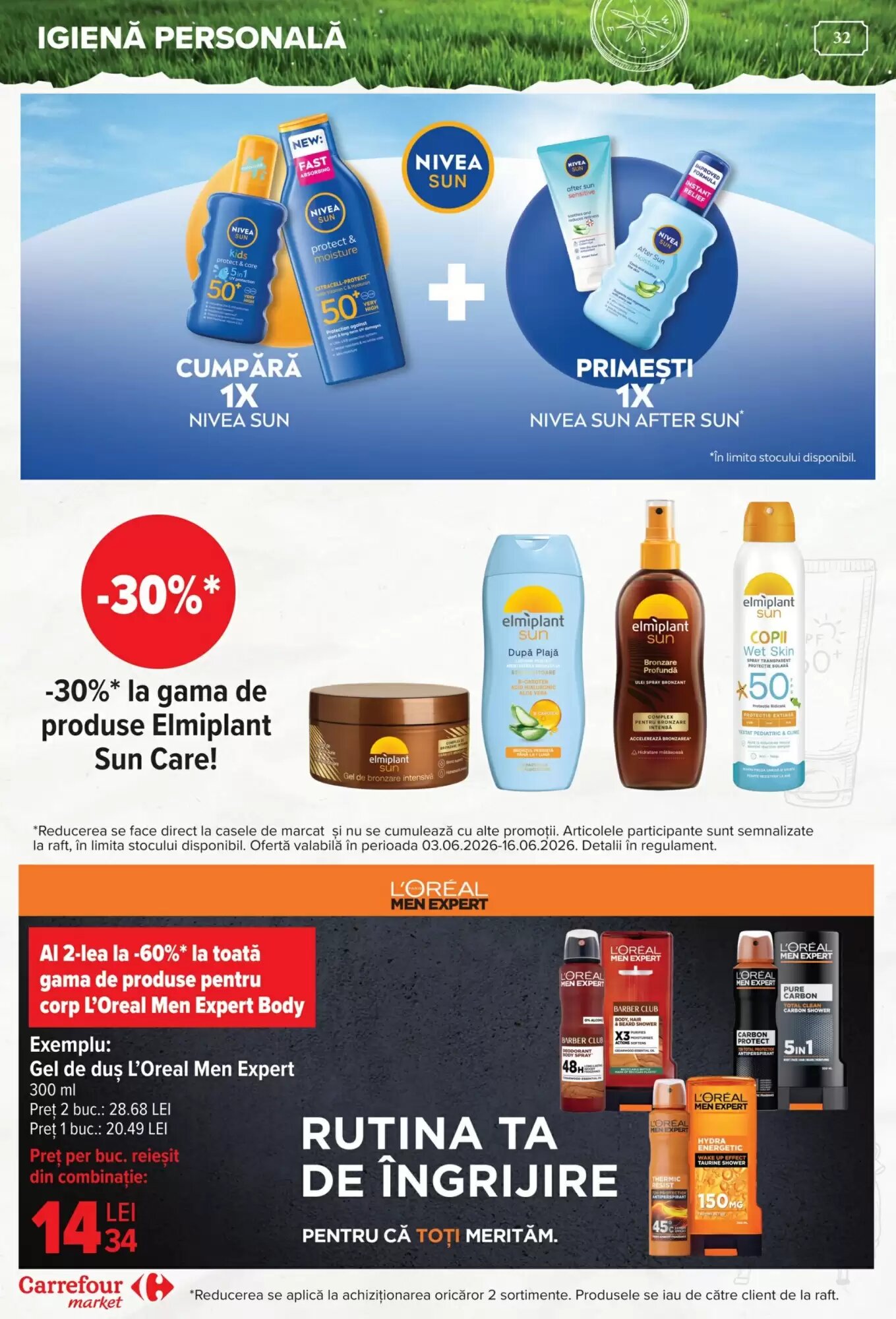 Catalogul cu oferte Carrefour Market valabil de la 10.06.2026 - Pagina 32.