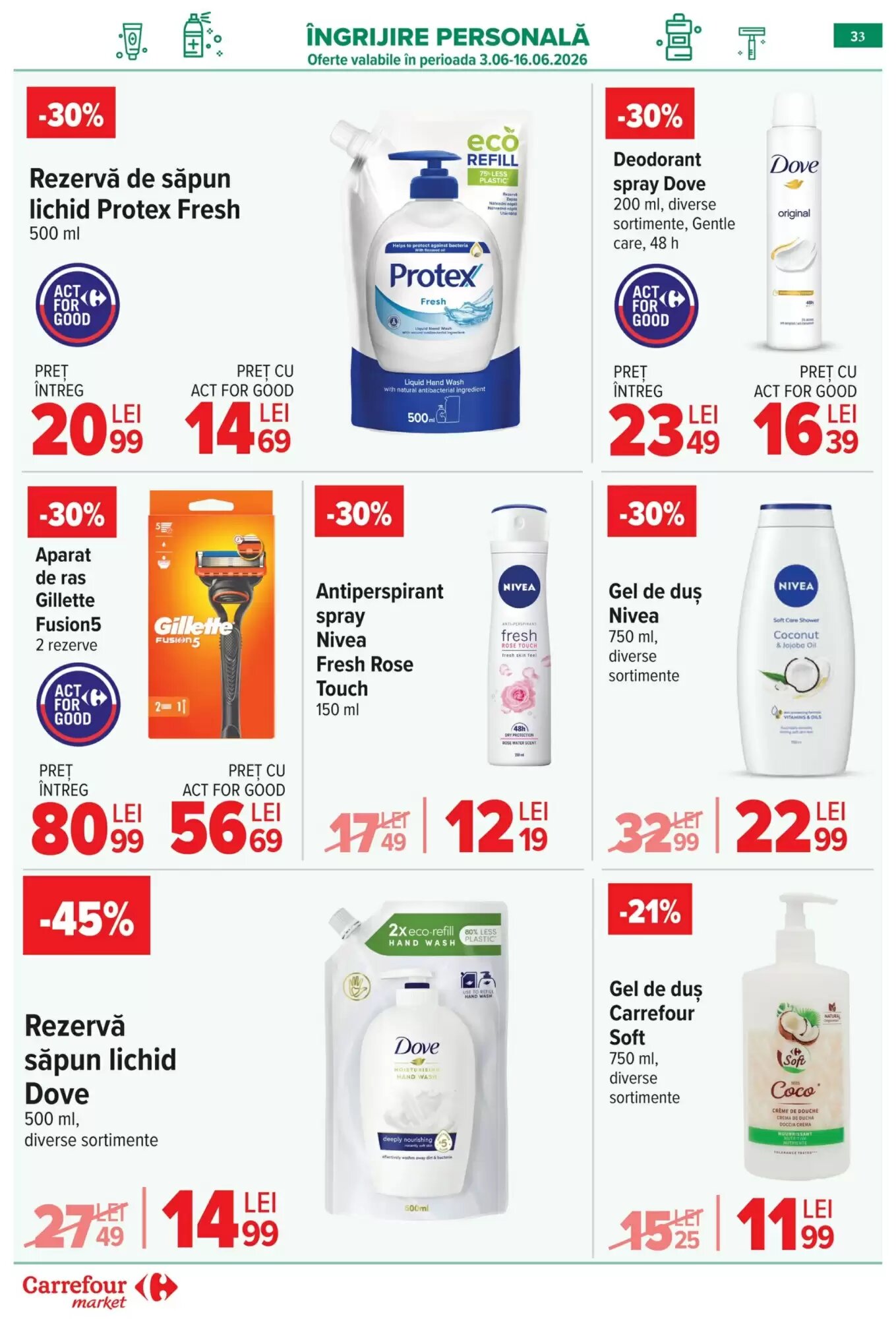 Catalogul cu oferte Carrefour Market valabil de la 10.06.2026 - Pagina 33.