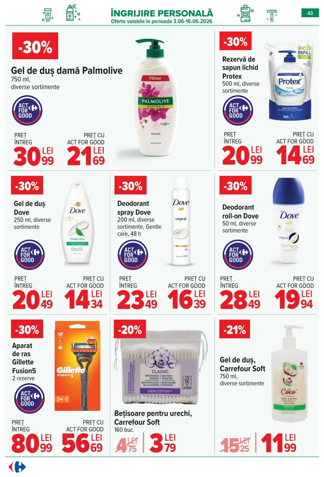 Catalogul cu oferte Carrefour valabil de la 10.06.2026 - Pagina 43.