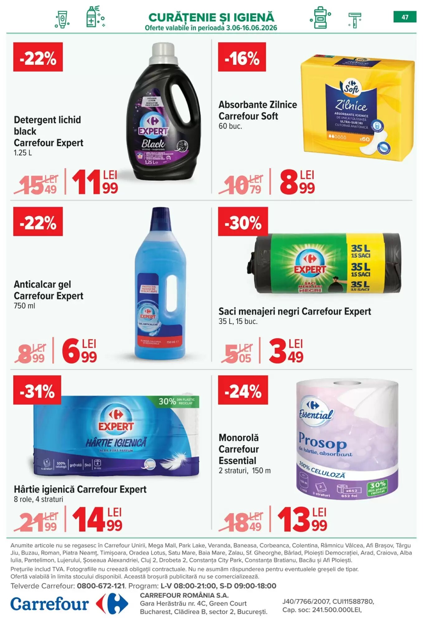 Catalogul cu oferte Carrefour valabil de la 10.06.2026 - Pagina 47.
