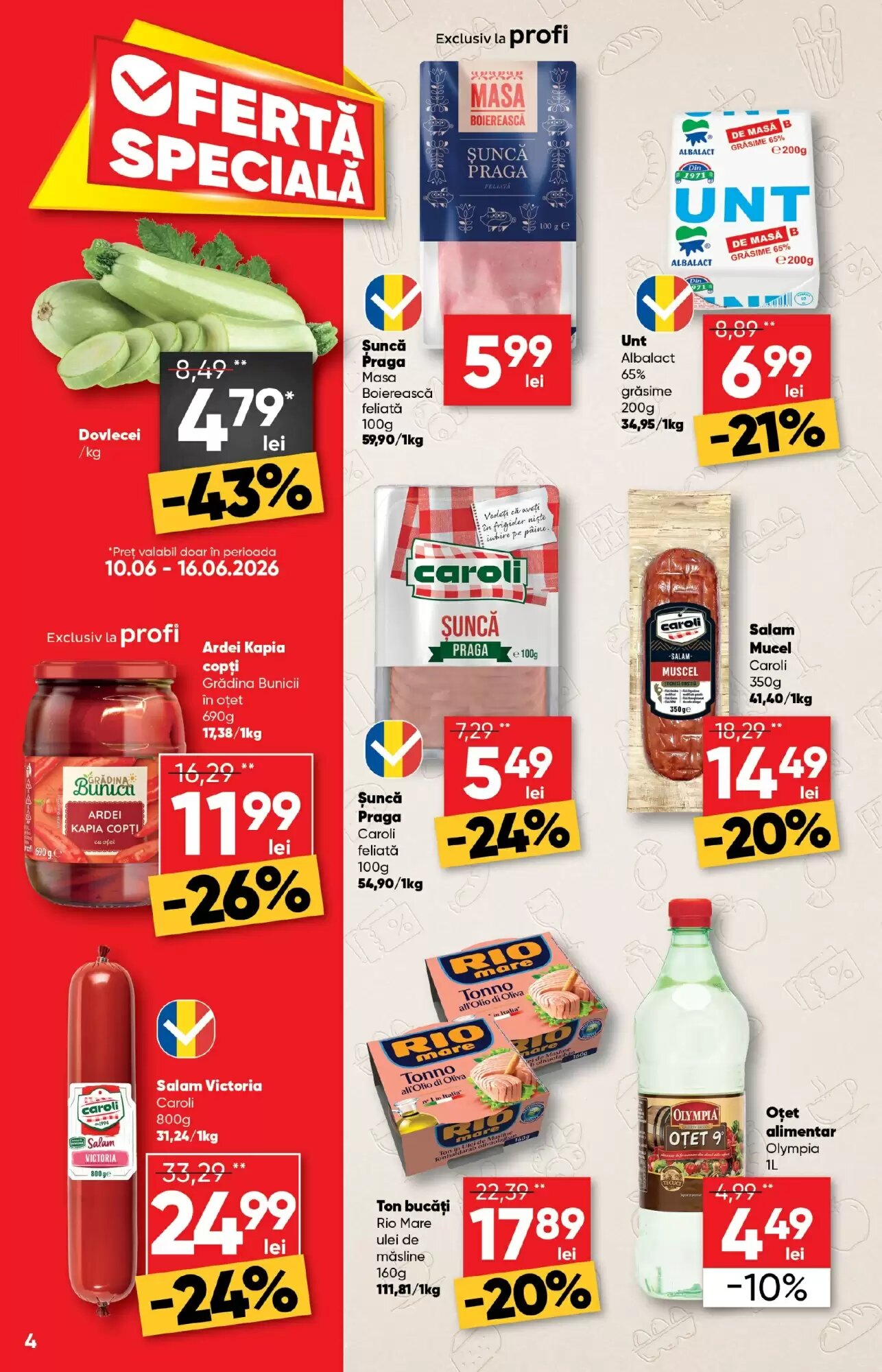 Catalogul cu oferte PROFI valabil de la 10.06.2026 - Pagina 4.