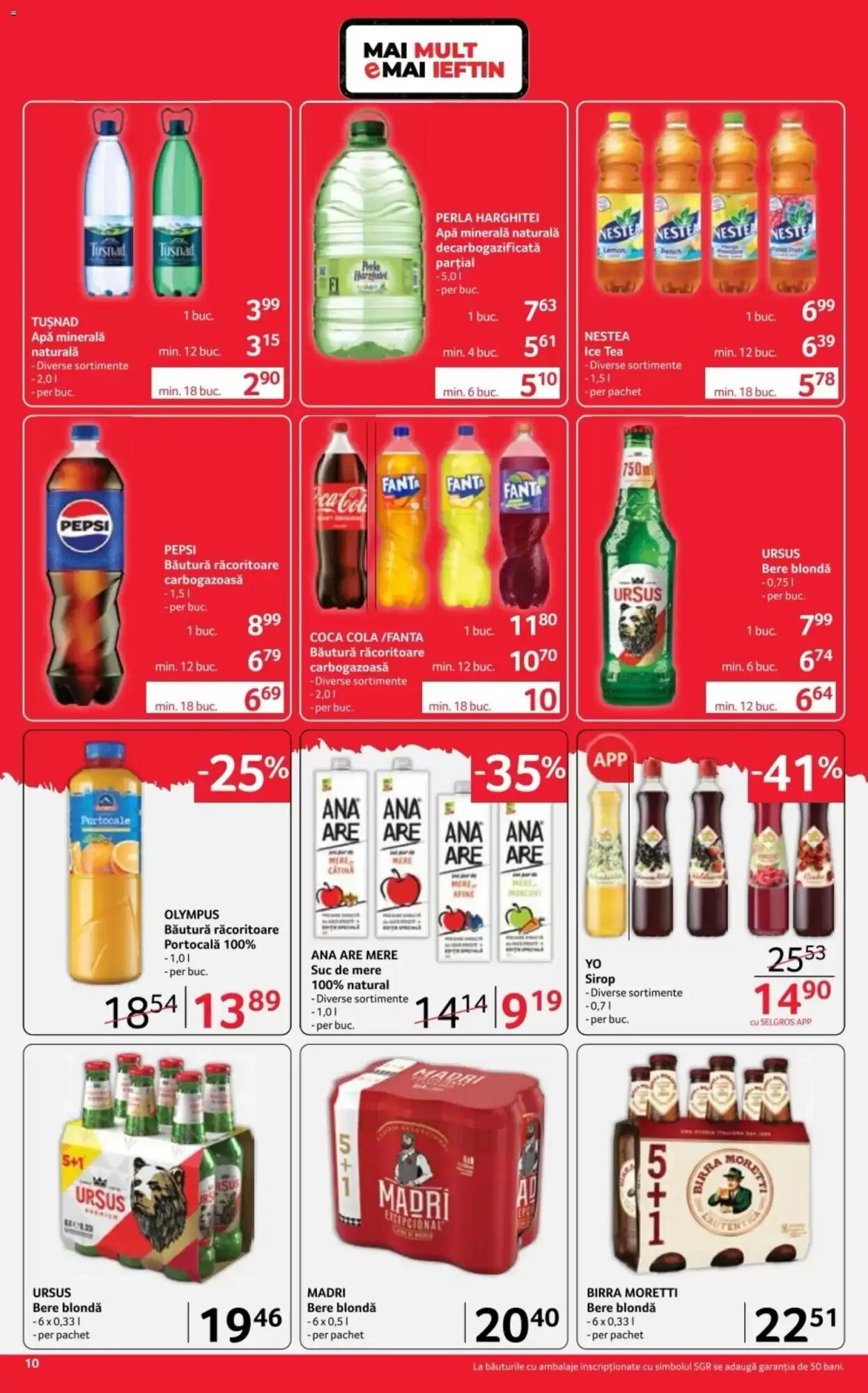 Catalogul cu oferte Selgros valabil de la 11.06.2026 - Pagina 10.