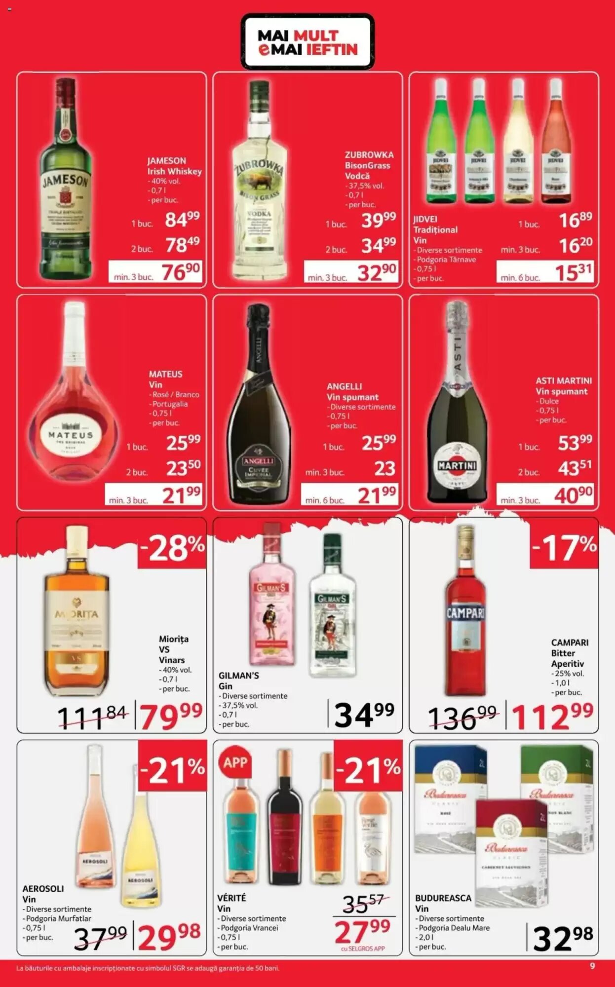 Catalogul cu oferte Selgros valabil de la 11.06.2026 - Pagina 9.