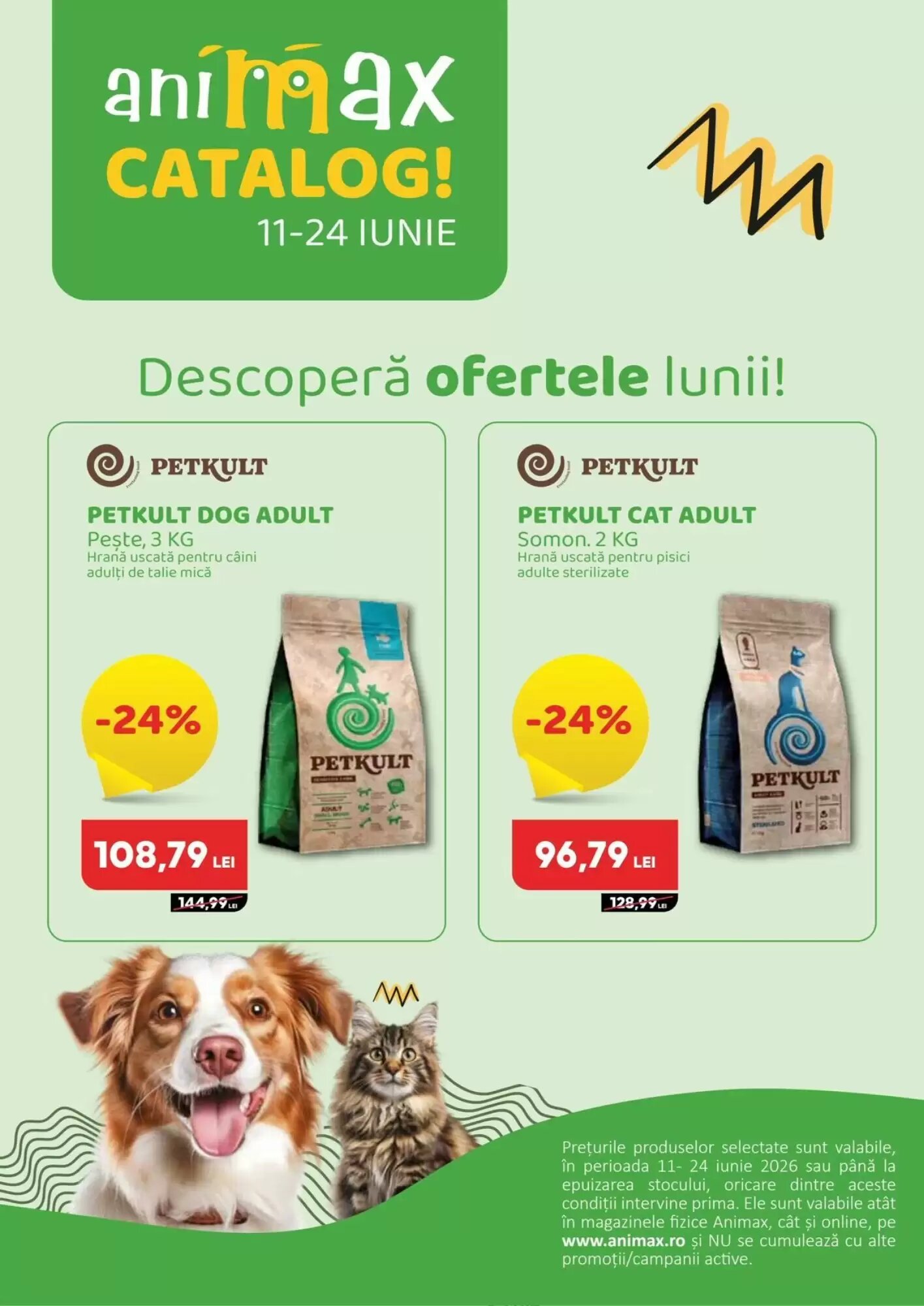 Catalogul cu oferte Animax valabil de la 11.06.2026 - Pagina 1.
