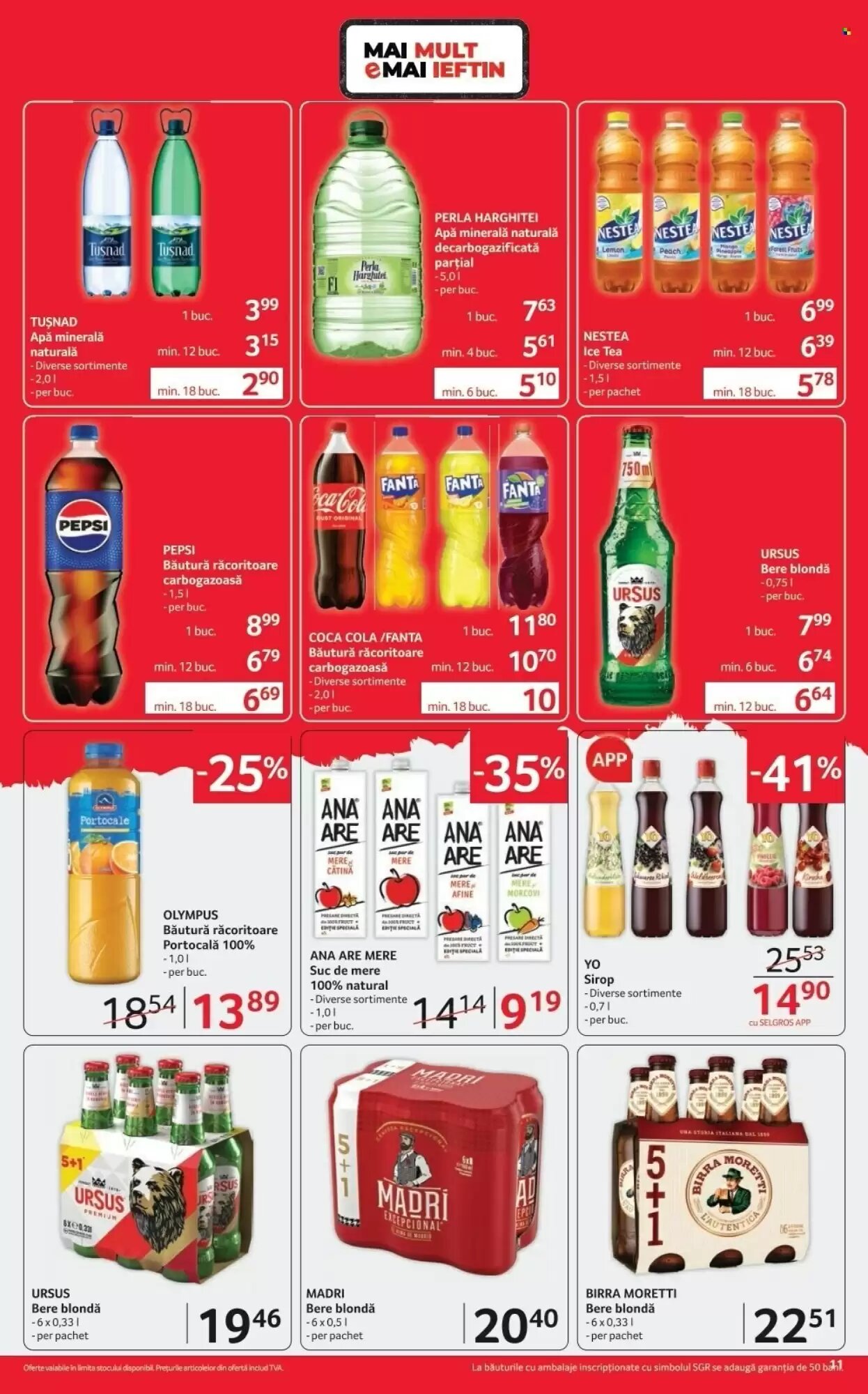 Catalogul cu oferte Selgros valabil de la 12.06.2026 - Pagina 11.