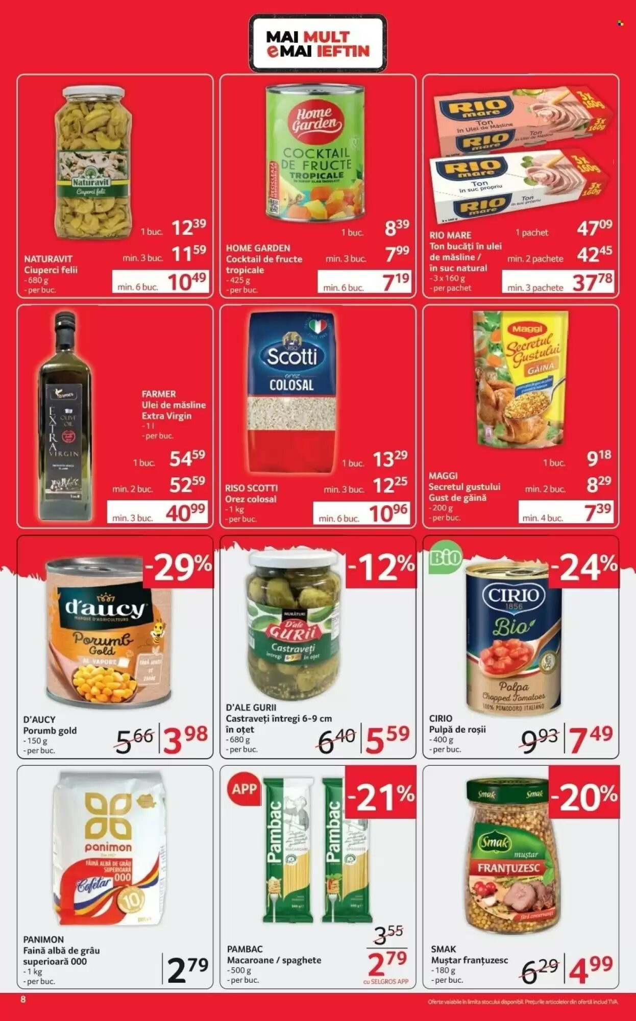 Catalogul cu oferte Selgros valabil de la 12.06.2026 - Pagina 8.