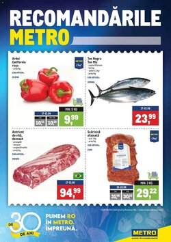 Catalogul cu oferte Metro valabil de la 14.06.2026