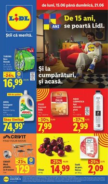 Catalogul cu oferte Lidl valabil de la 15.06.2026