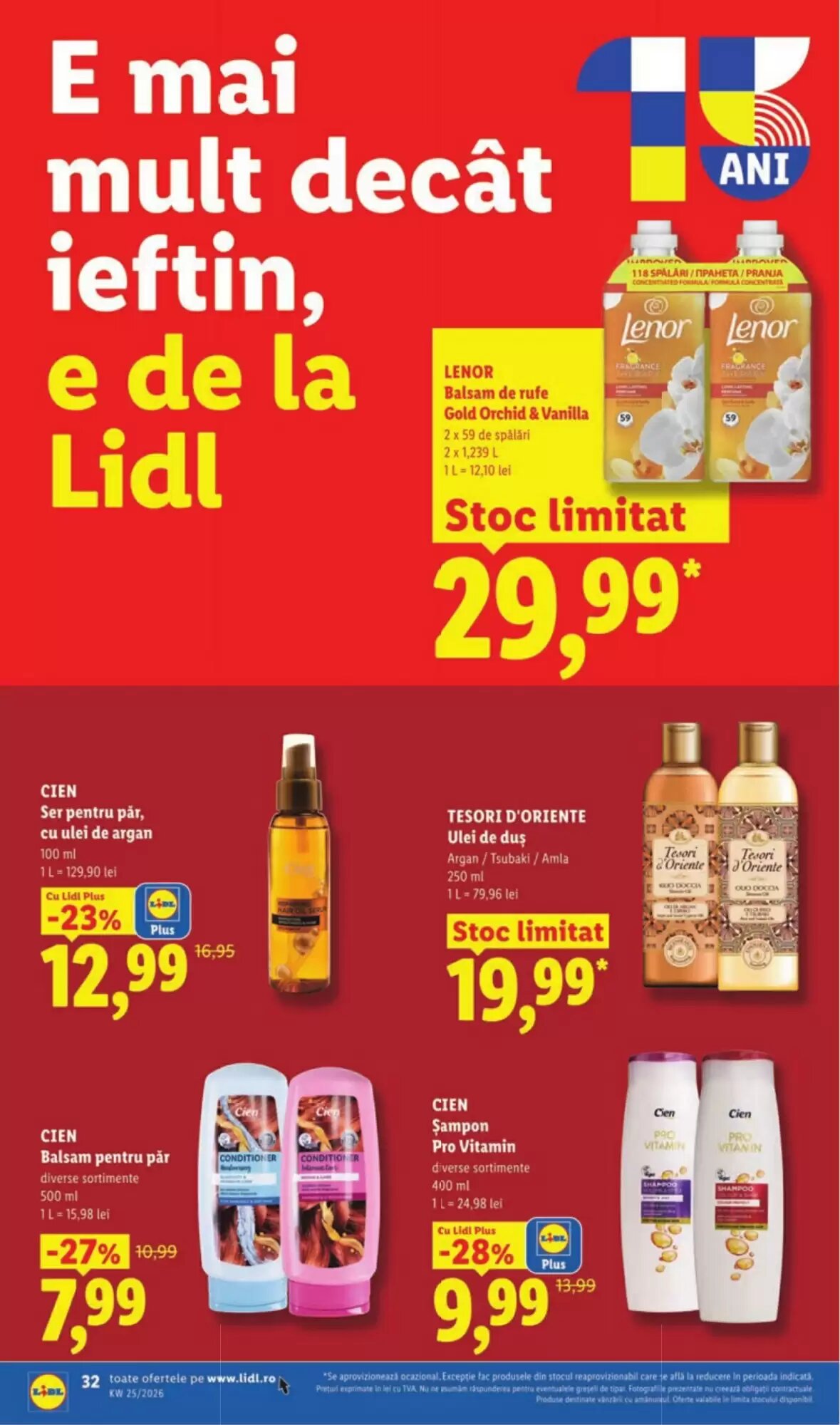 Catalogul cu oferte Lidl valabil de la 15.06.2026 - Pagina 32.